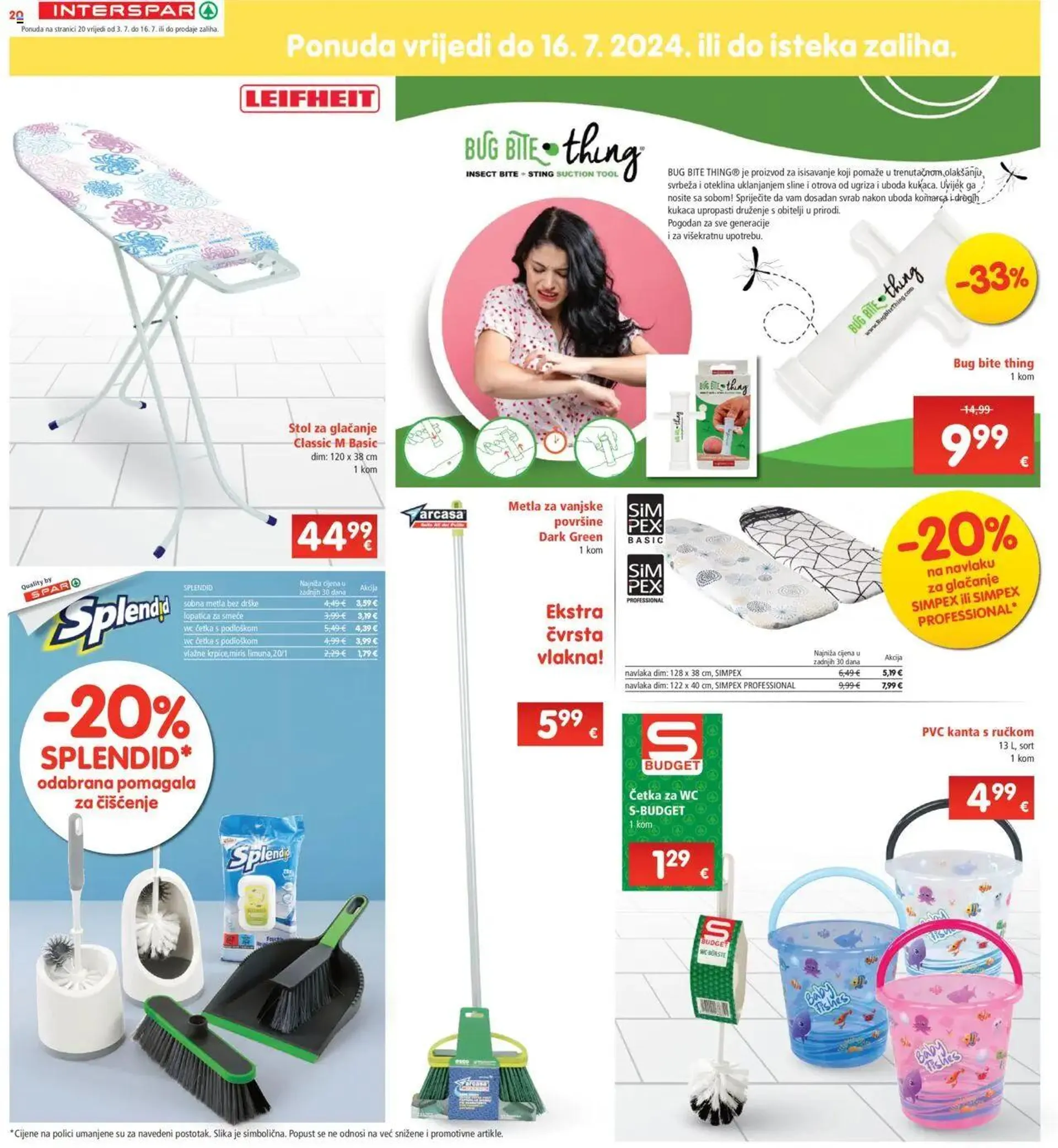 Katalog Katalog Interspar od 3. srpnja do 9. srpnja 2024. - Pregled Stranica 20