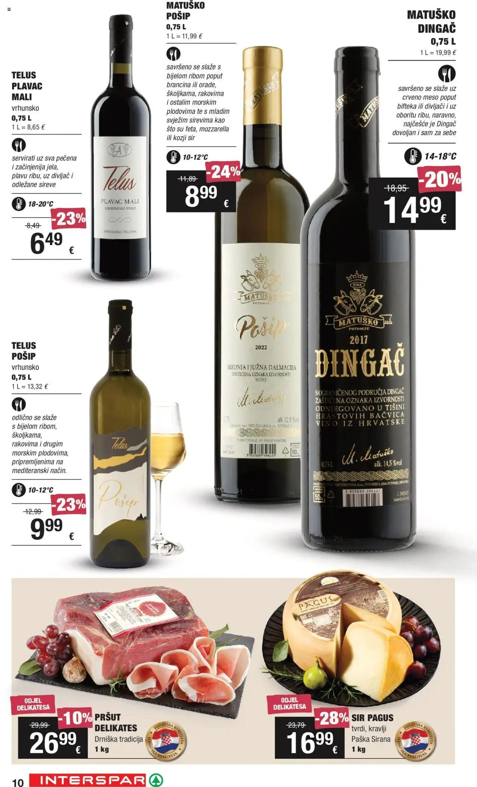 Katalog Katalog Vino Interspar od 19. rujna do 9. listopada 2024. - Pregled Stranica 10