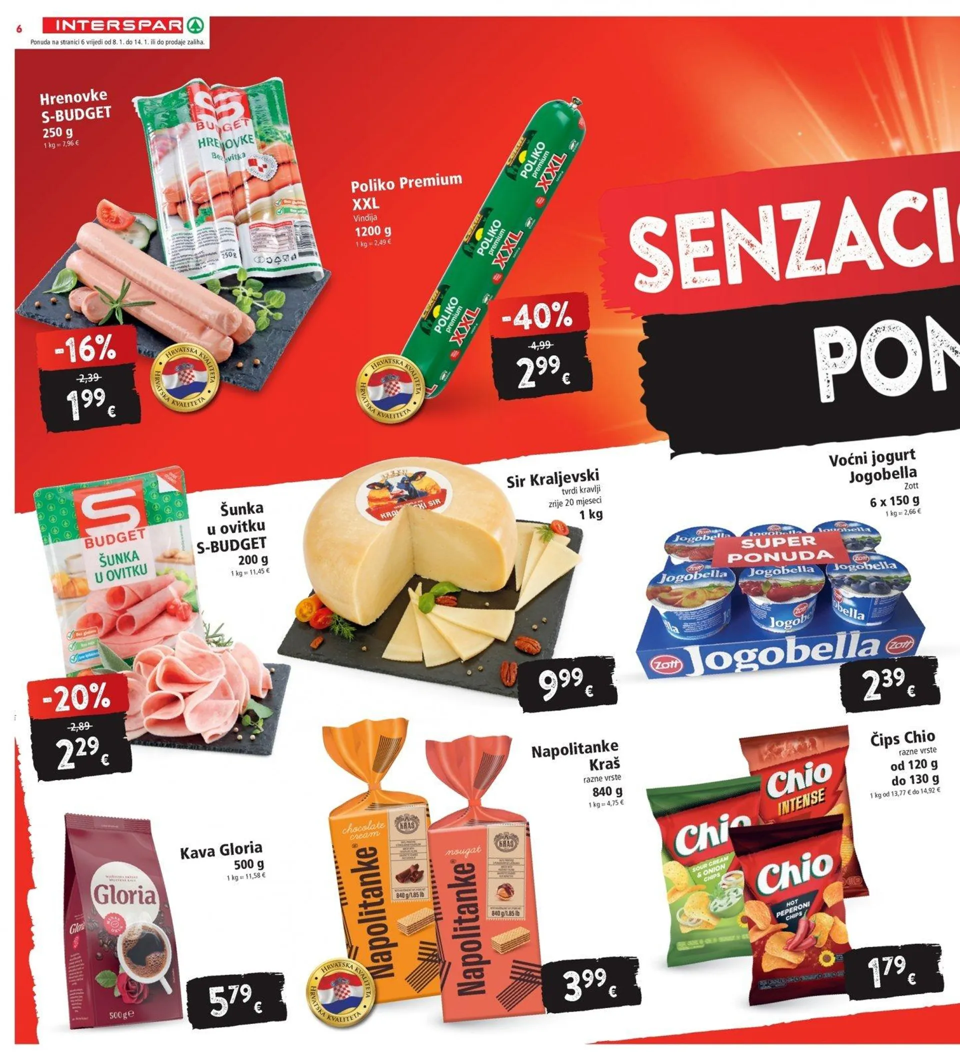 Katalog Interspar katalog do 14.01.2025 od 8. siječnja do 14. siječnja 2025. - Pregled Stranica 6