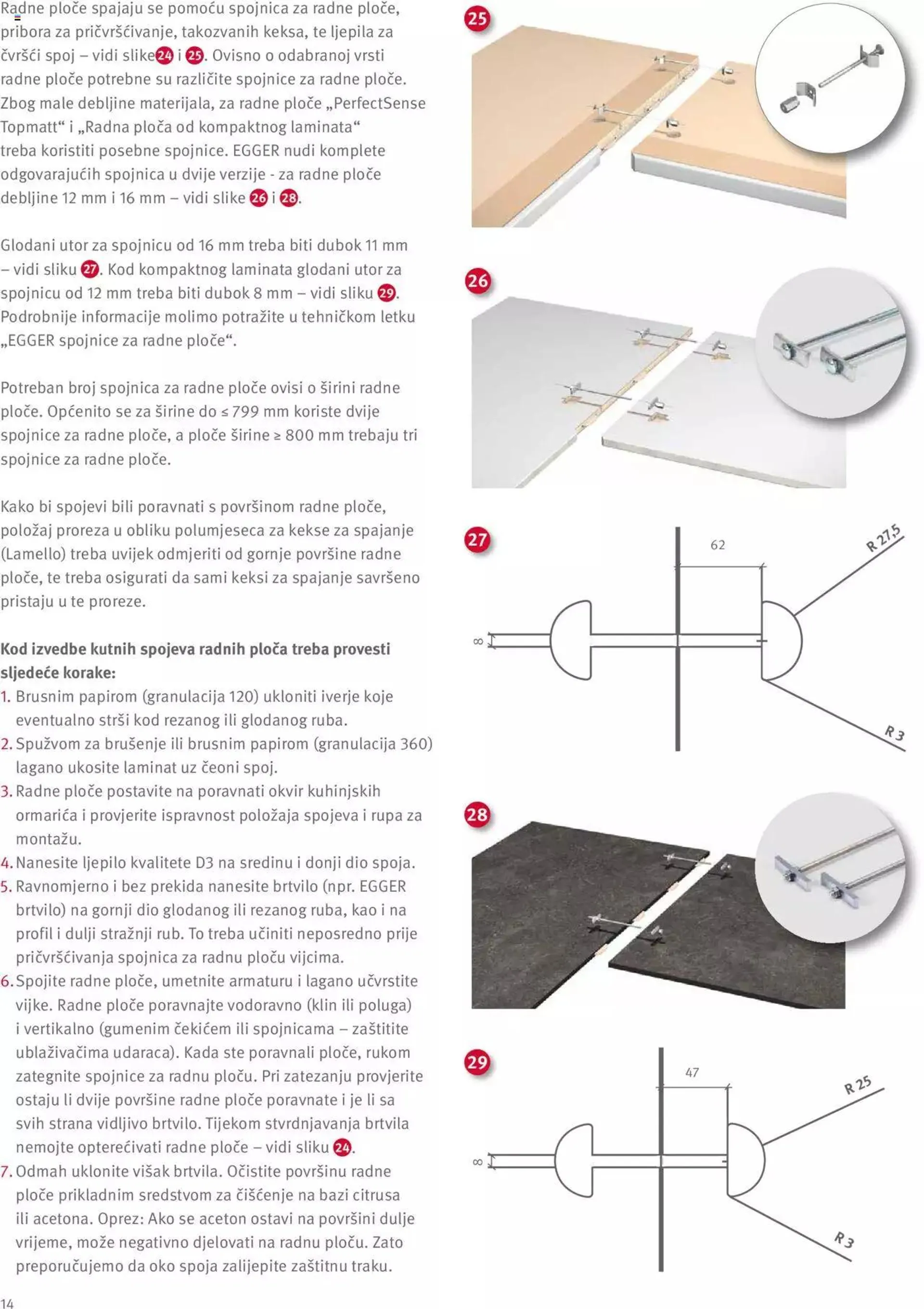 Katalog Katalog Egger radne ploče - Upute za preradu i dodaci Elgrad od 1. travnja do 31. prosinca 2024. - Pregled Stranica 14