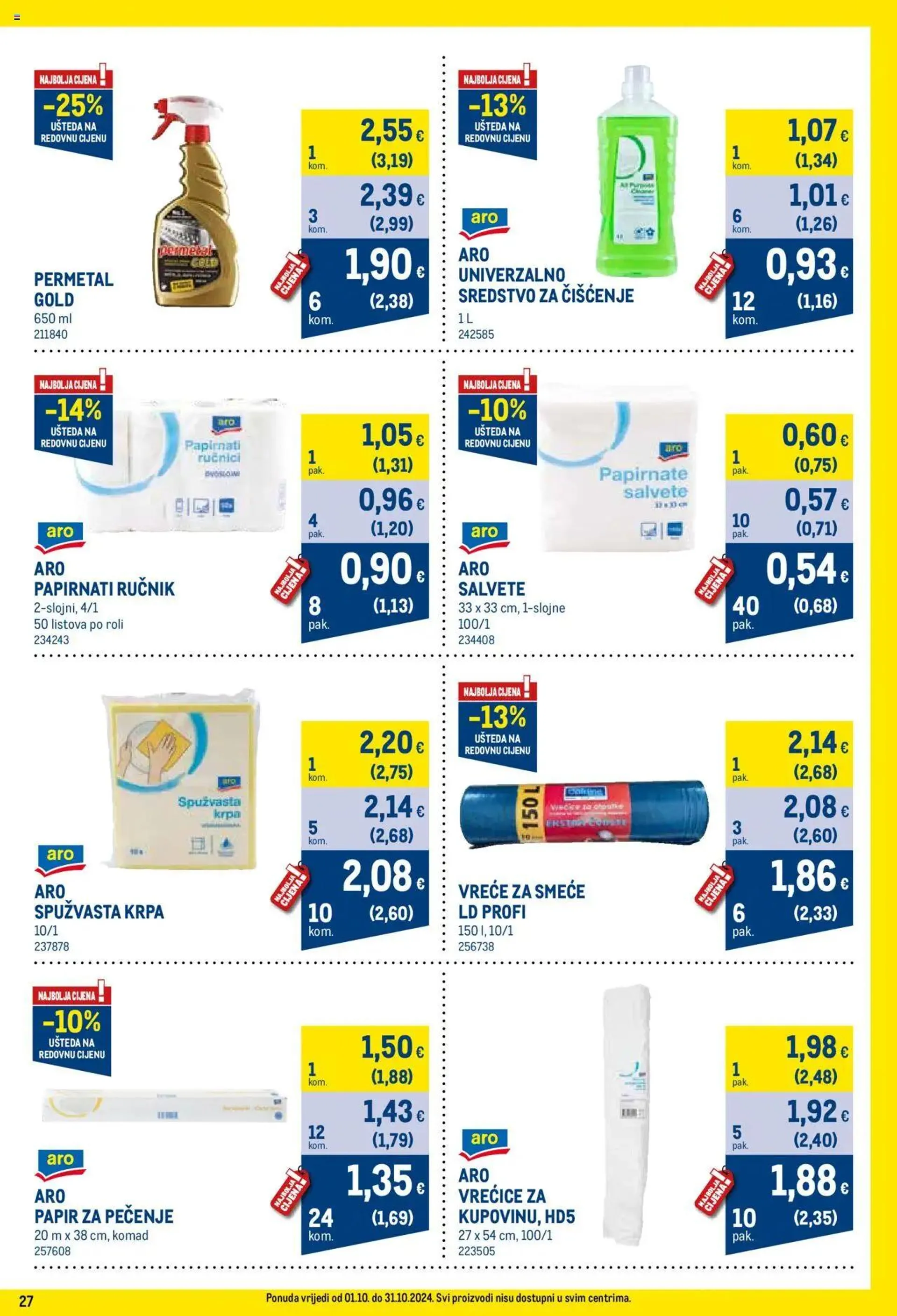 Katalog Metro - Profi cijena od 1. listopada do 31. listopada 2024. - Pregled Stranica 27