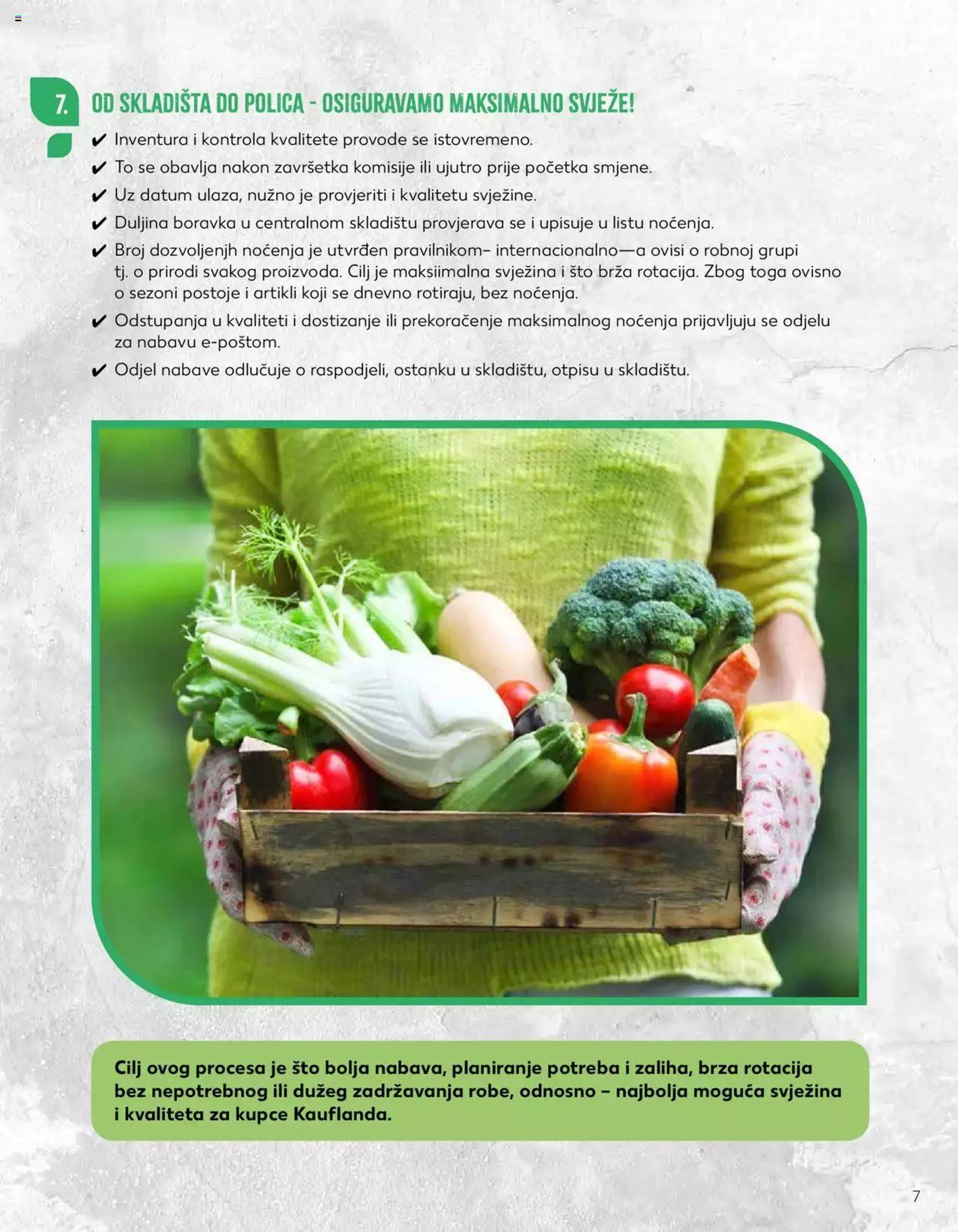 Katalog Katalog Voće i povrće Kaufland od 23. siječnja do 31. prosinca 2024. - Pregled Stranica 7
