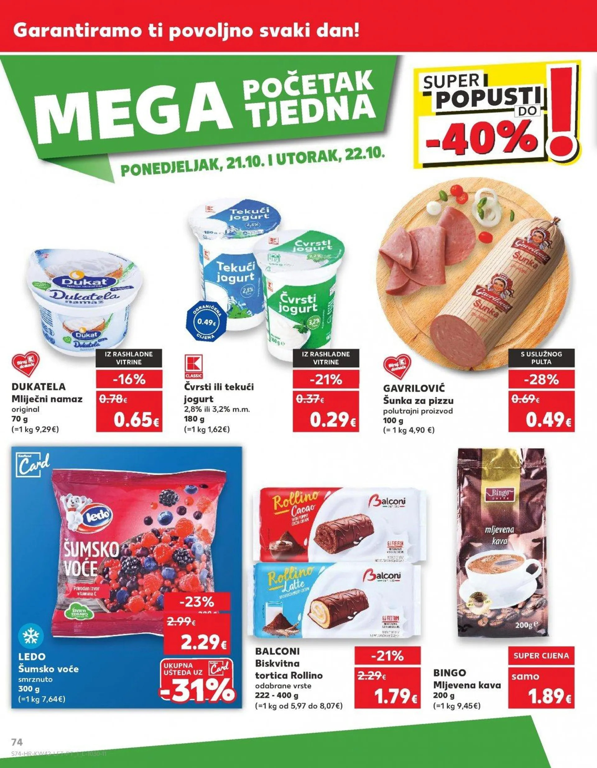 Katalog Kaufland katalog do 22.10.2024 od 16. listopada do 22. listopada 2024. - Pregled Stranica 74