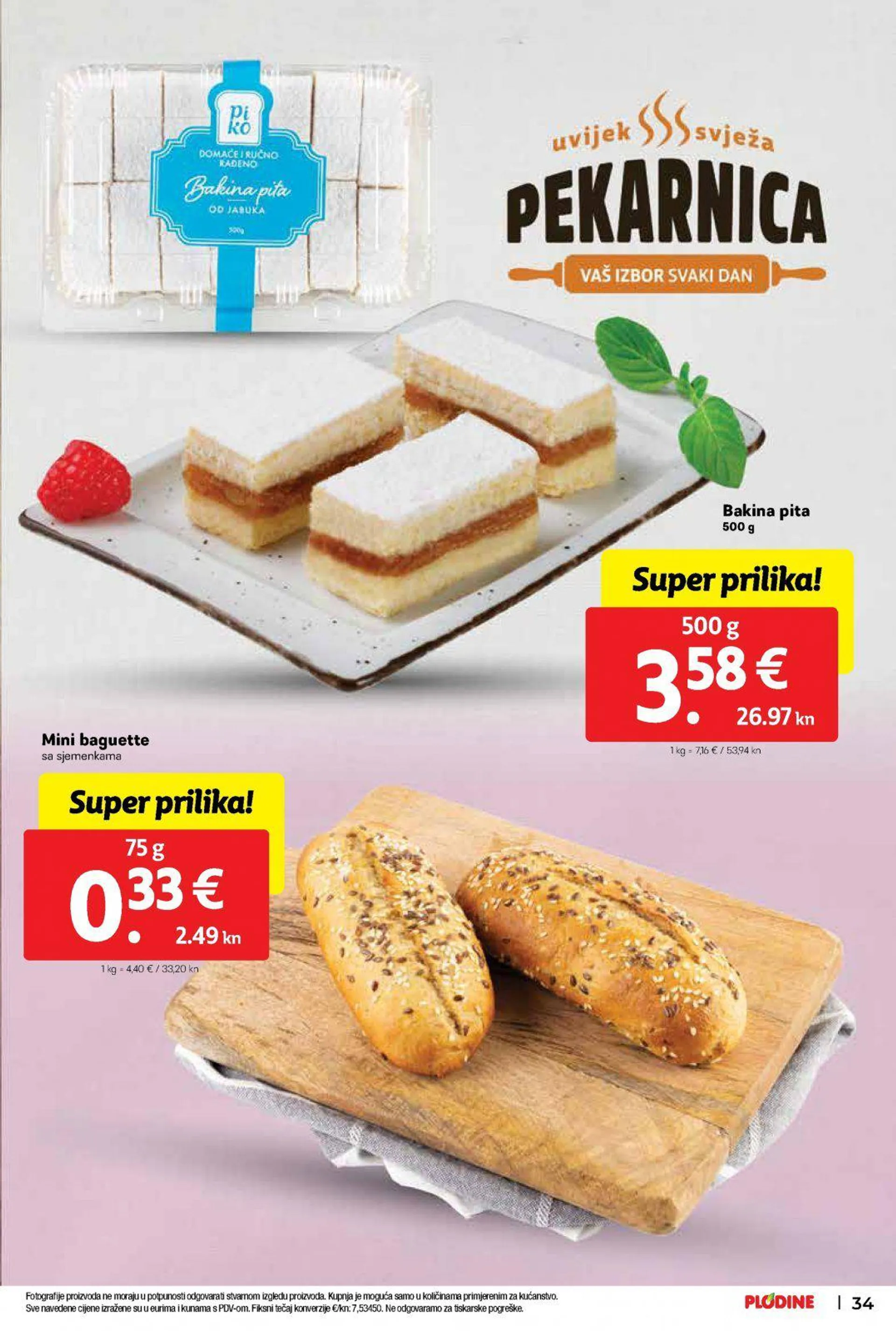 Katalog Plodine katalog do 26.09.2023 od 20. rujna do 26. rujna 2023. - Pregled Stranica 34