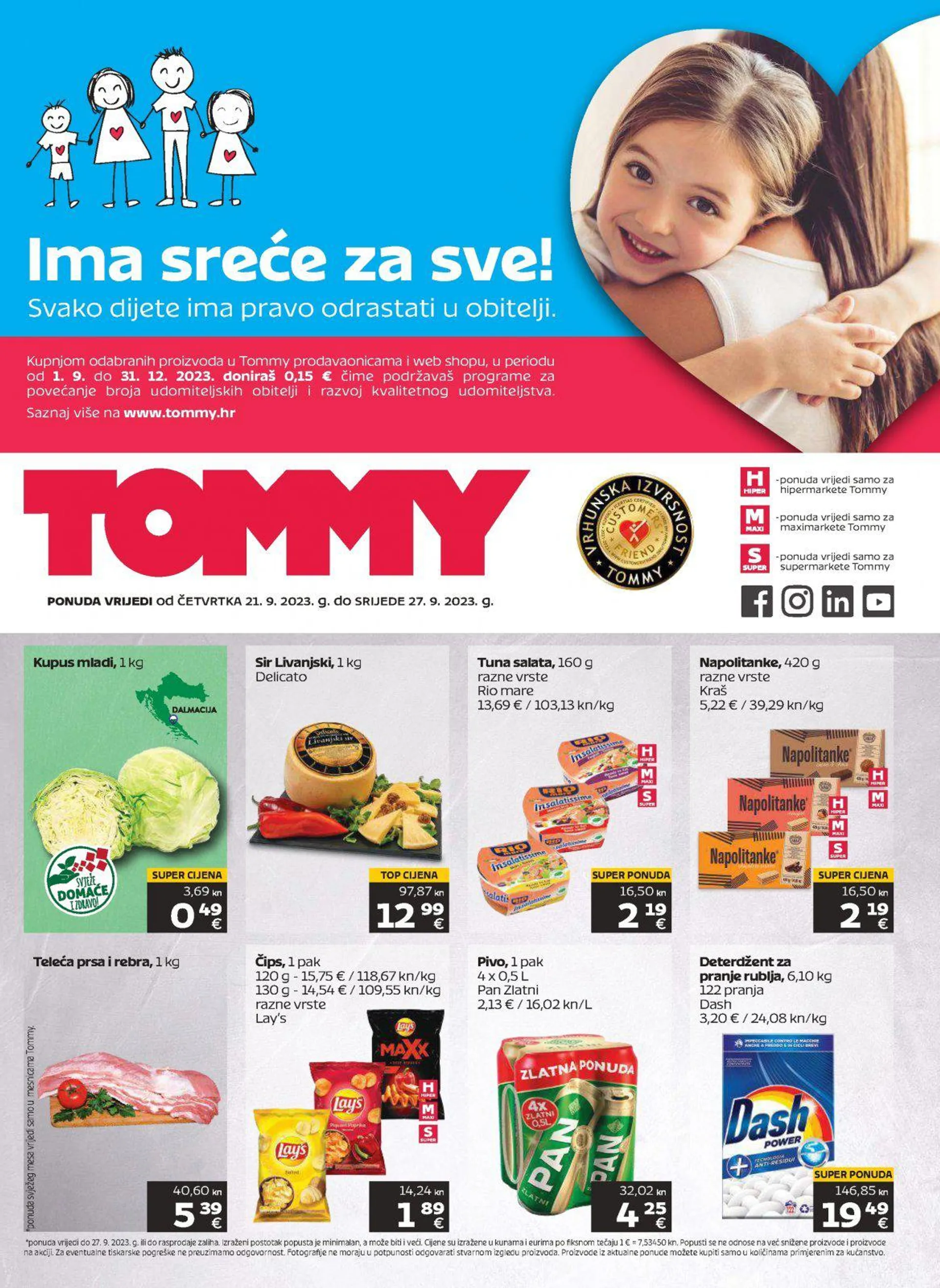 Katalog Tommy katalog do 27.09.2023 od 21. rujna do 27. rujna 2023. - Pregled Stranica 1