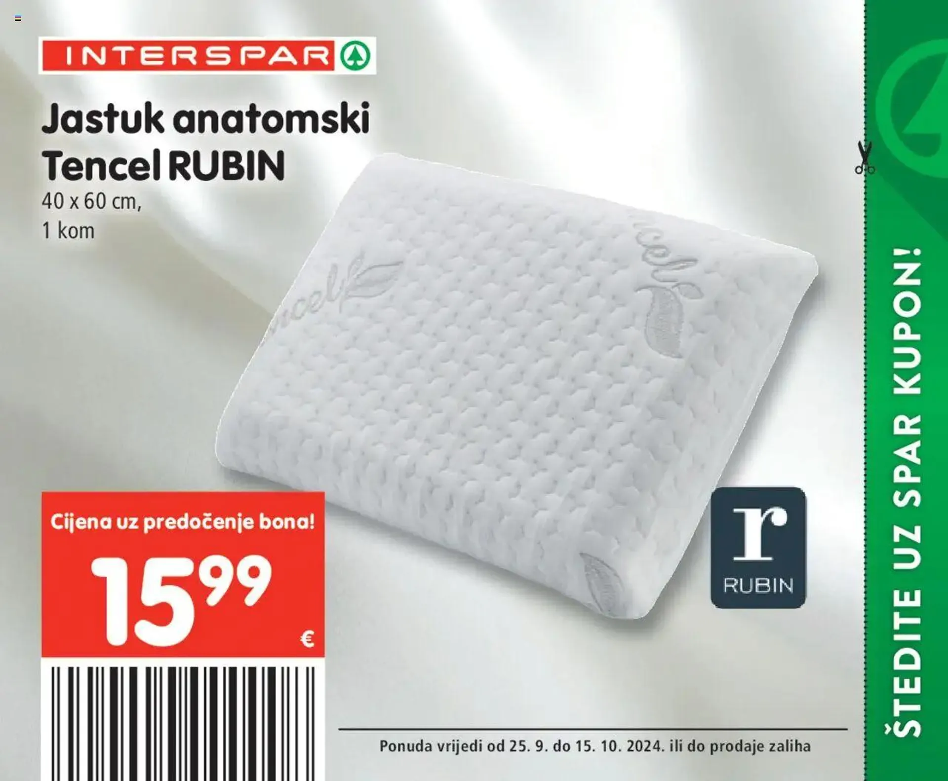 Katalog Posebne pogodnosti Interspar od 25. rujna do 15. listopada 2024. - Pregled Stranica 20