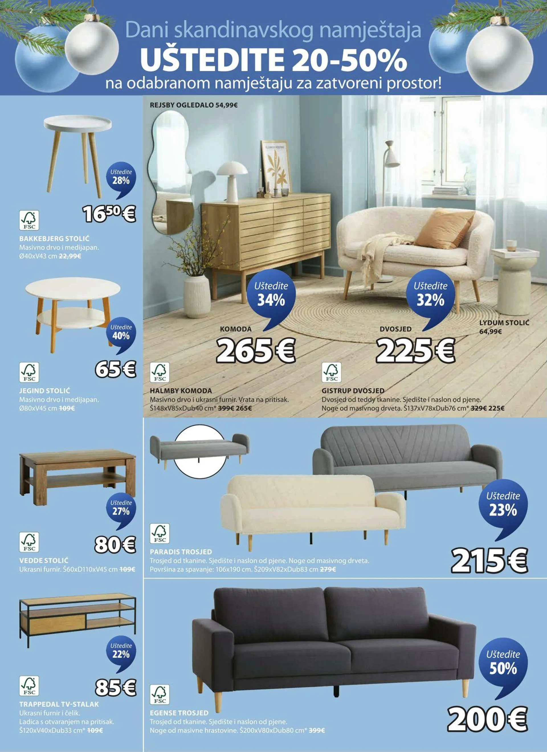 Katalog Jysk od 2. prosinca do 15. prosinca 2024. - Pregled Stranica 3