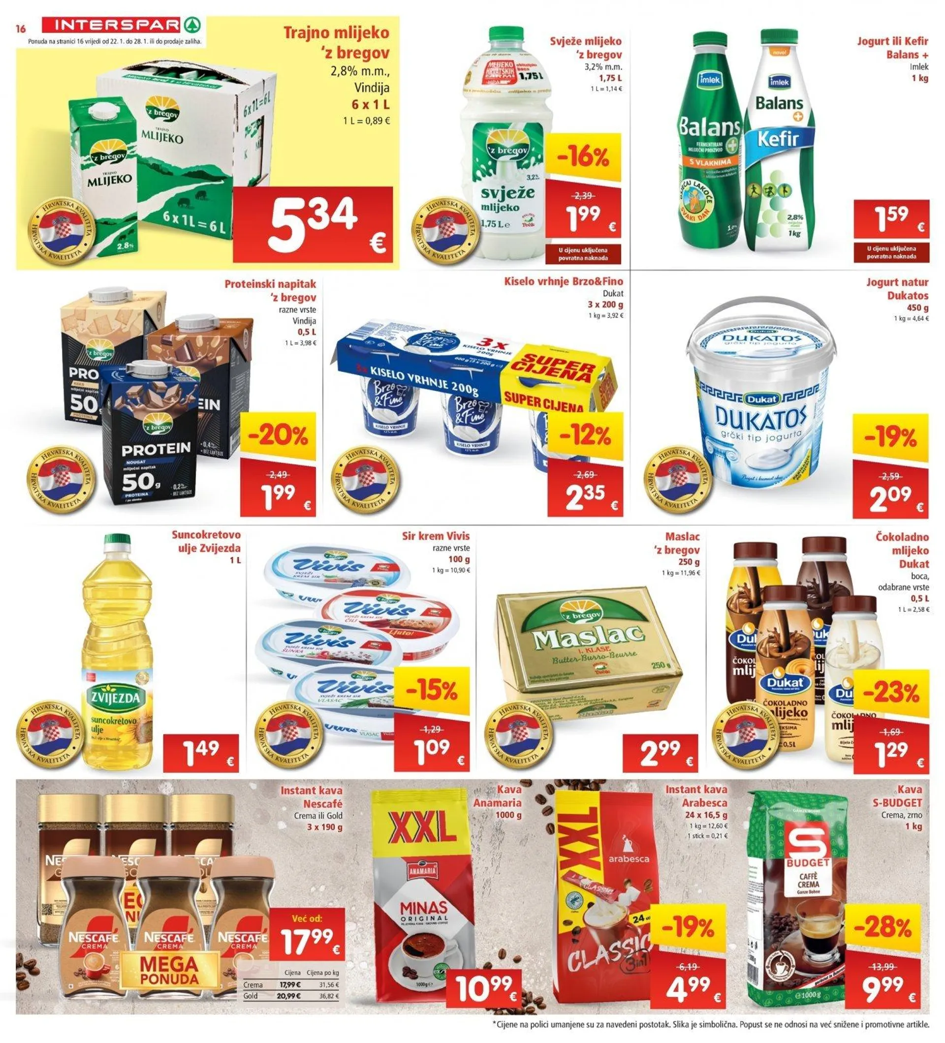 Katalog Interspar katalog do 28.01.2025 od 22. siječnja do 28. siječnja 2025. - Pregled Stranica 16