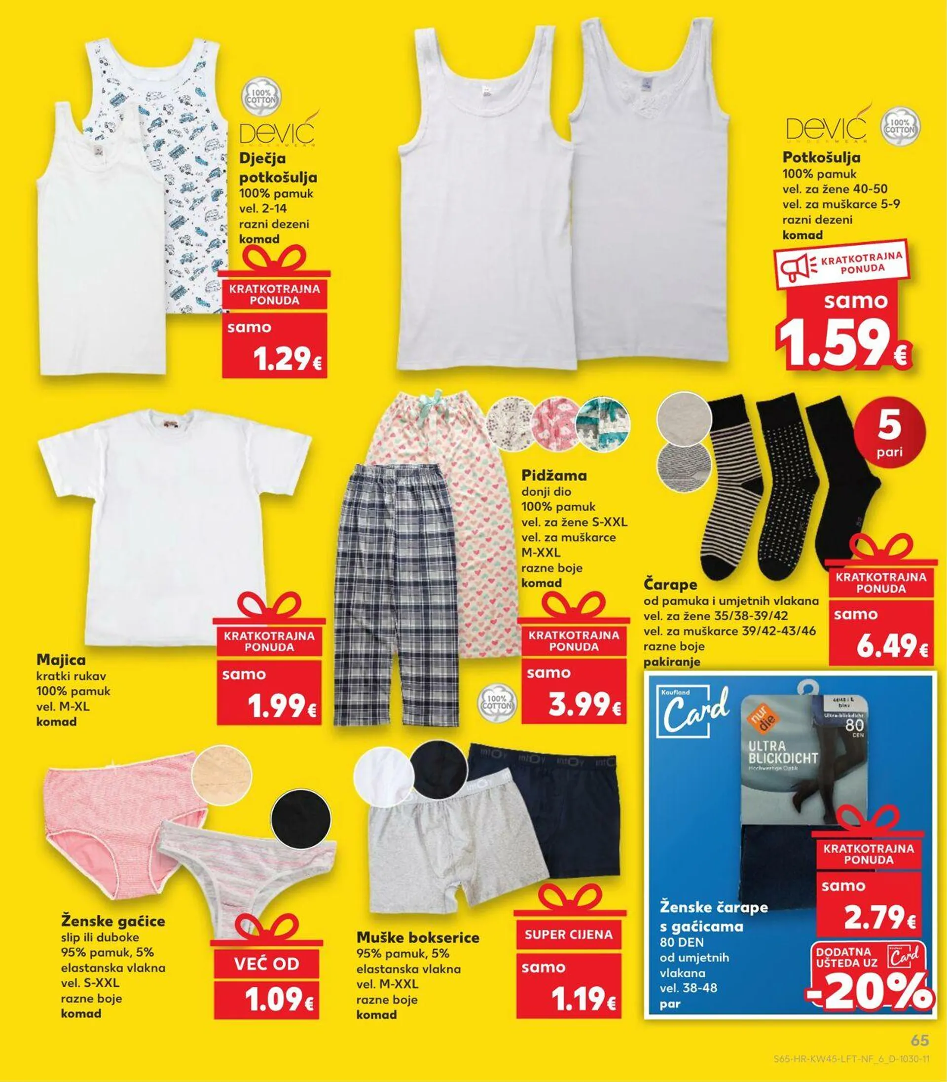 Katalog Kaufland od 6. studenoga do 12. studenoga 2024. - Pregled Stranica 65