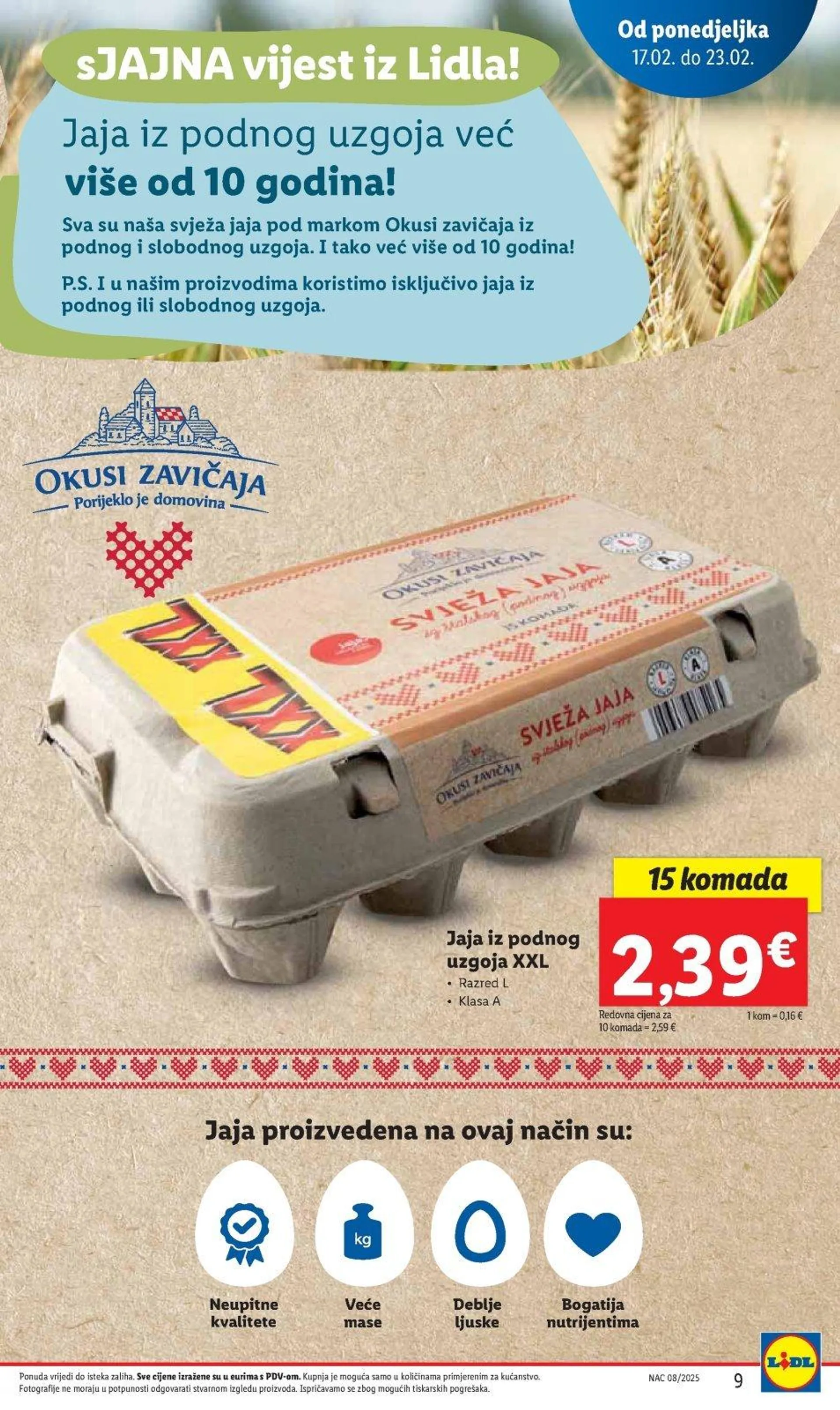 Katalog Lidl katalog do 23.02.2025 od 13. veljače do 23. veljače 2025. - Pregled Stranica 9