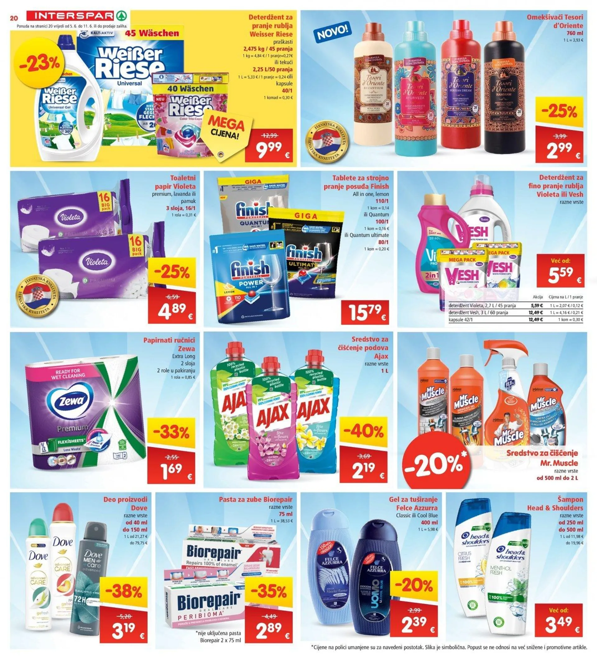 Katalog Interspar katalog do 11.06.2024 od 5. lipnja do 11. lipnja 2024. - Pregled Stranica 20