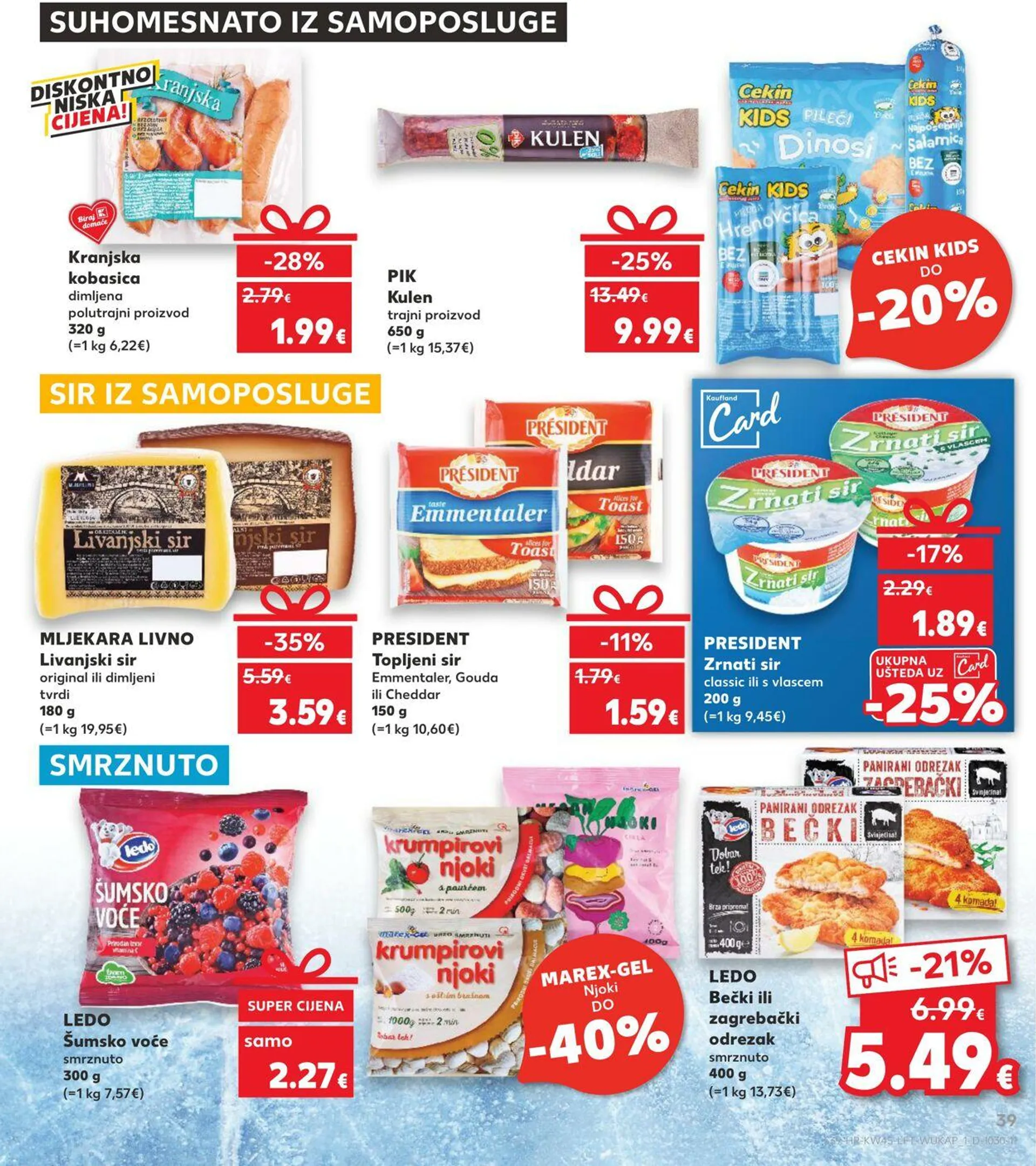 Katalog Kaufland od 6. studenoga do 12. studenoga 2024. - Pregled Stranica 39