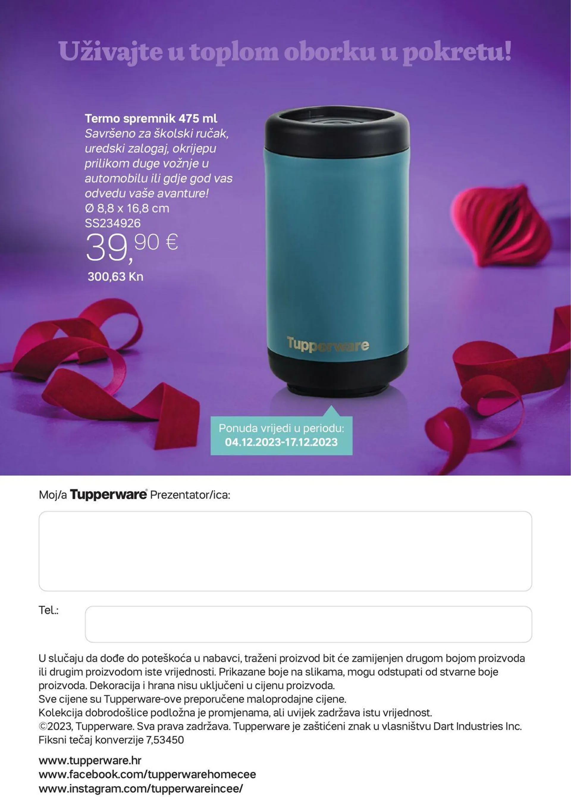 Katalog Tupperware - Božić 2023 od 4. prosinca do 31. prosinca 2023. - Pregled Stranica 16