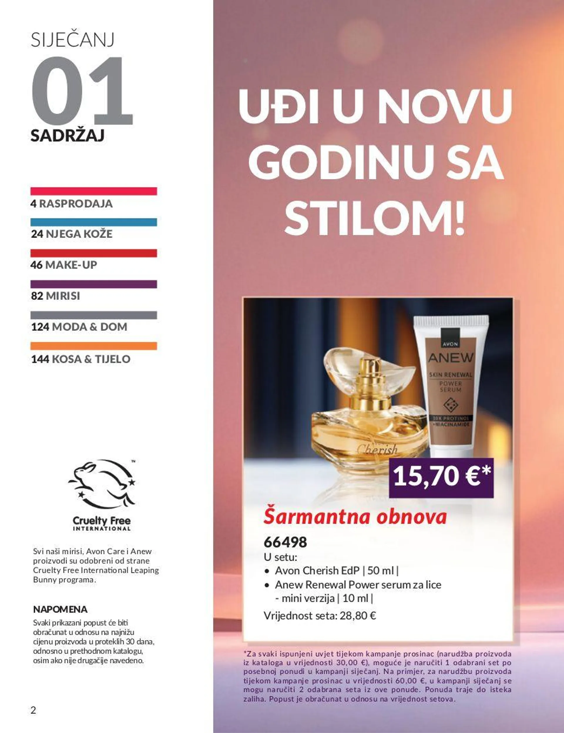 Katalog Avon od 3. siječnja do 17. siječnja 2025. - Pregled Stranica 2