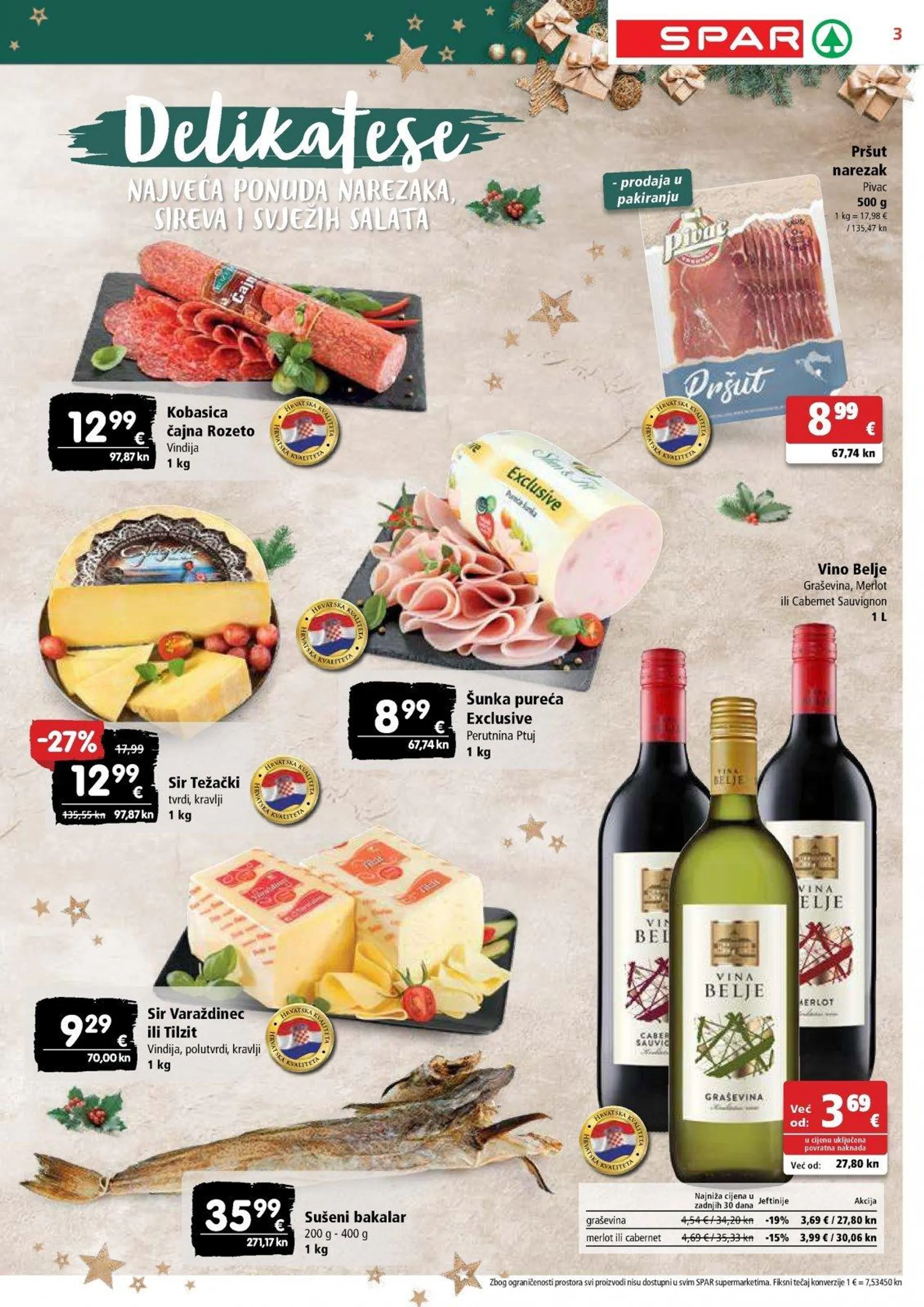 Katalog Spar katalog do 12.12.2023 od 6. prosinca do 12. prosinca 2023. - Pregled Stranica 3