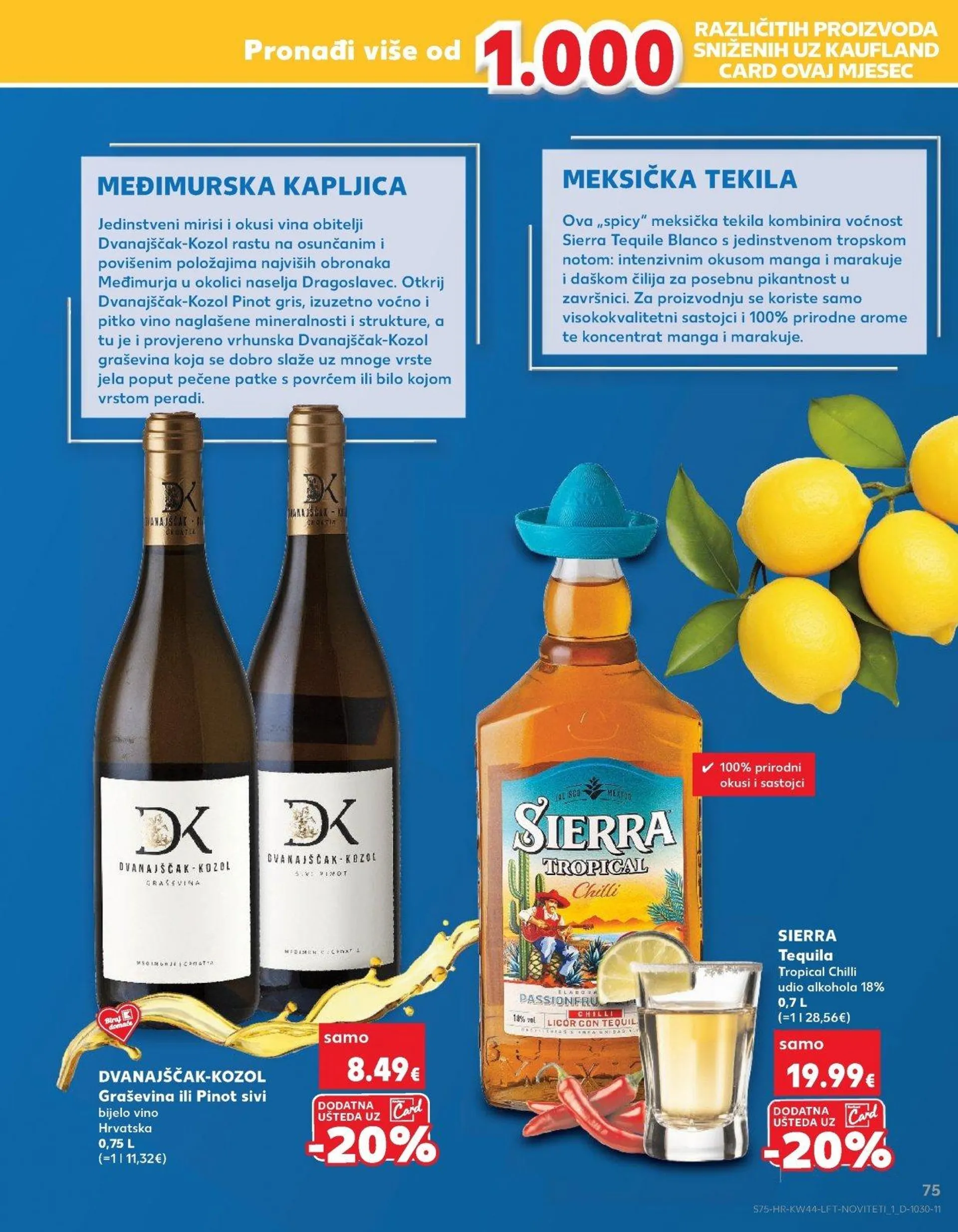 Katalog Kaufland katalog do 05.11.2024 od 30. listopada do 5. studenoga 2024. - Pregled Stranica 75