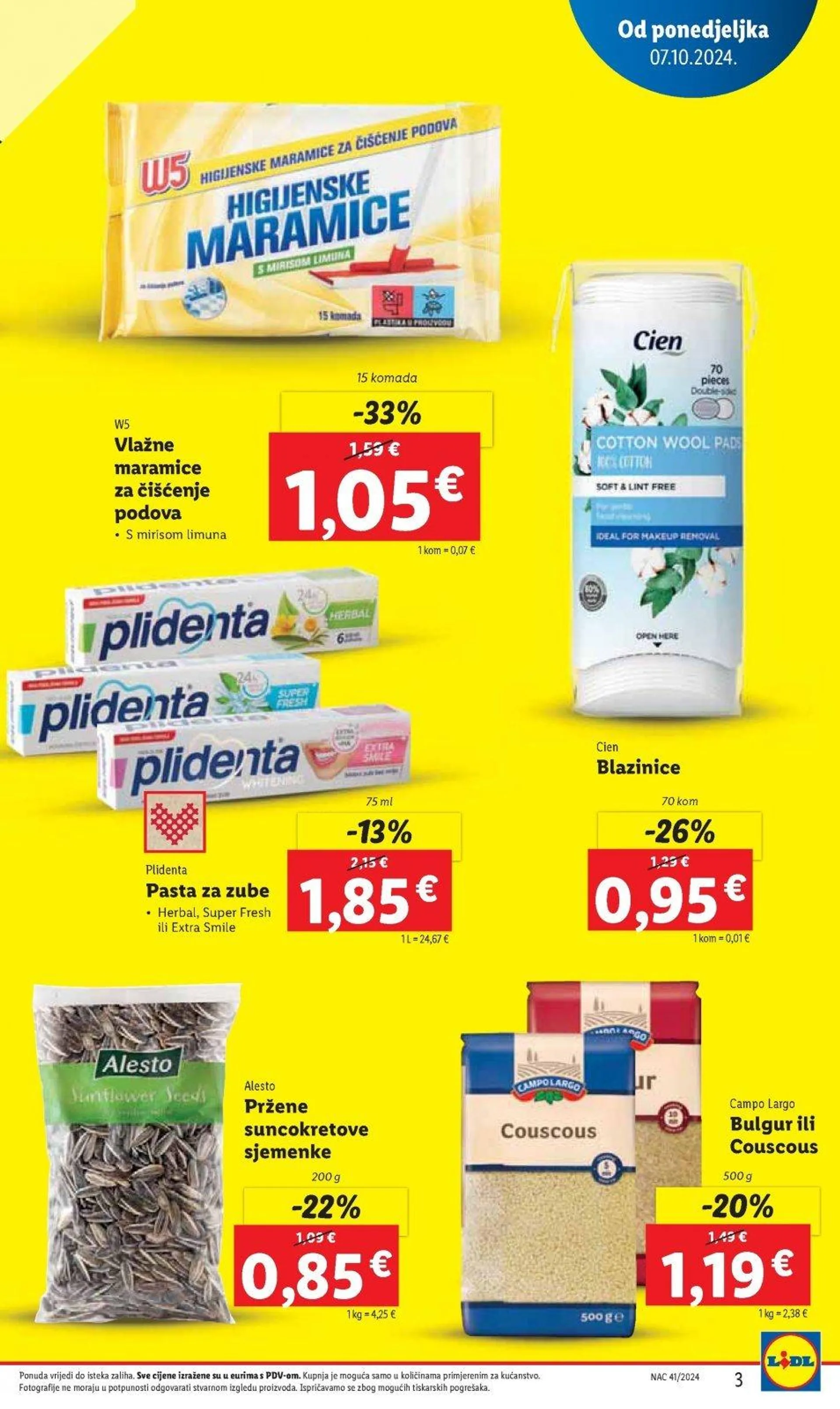 Katalog Lidl katalog do 13.10.2024 od 3. listopada do 13. listopada 2024. - Pregled Stranica 3