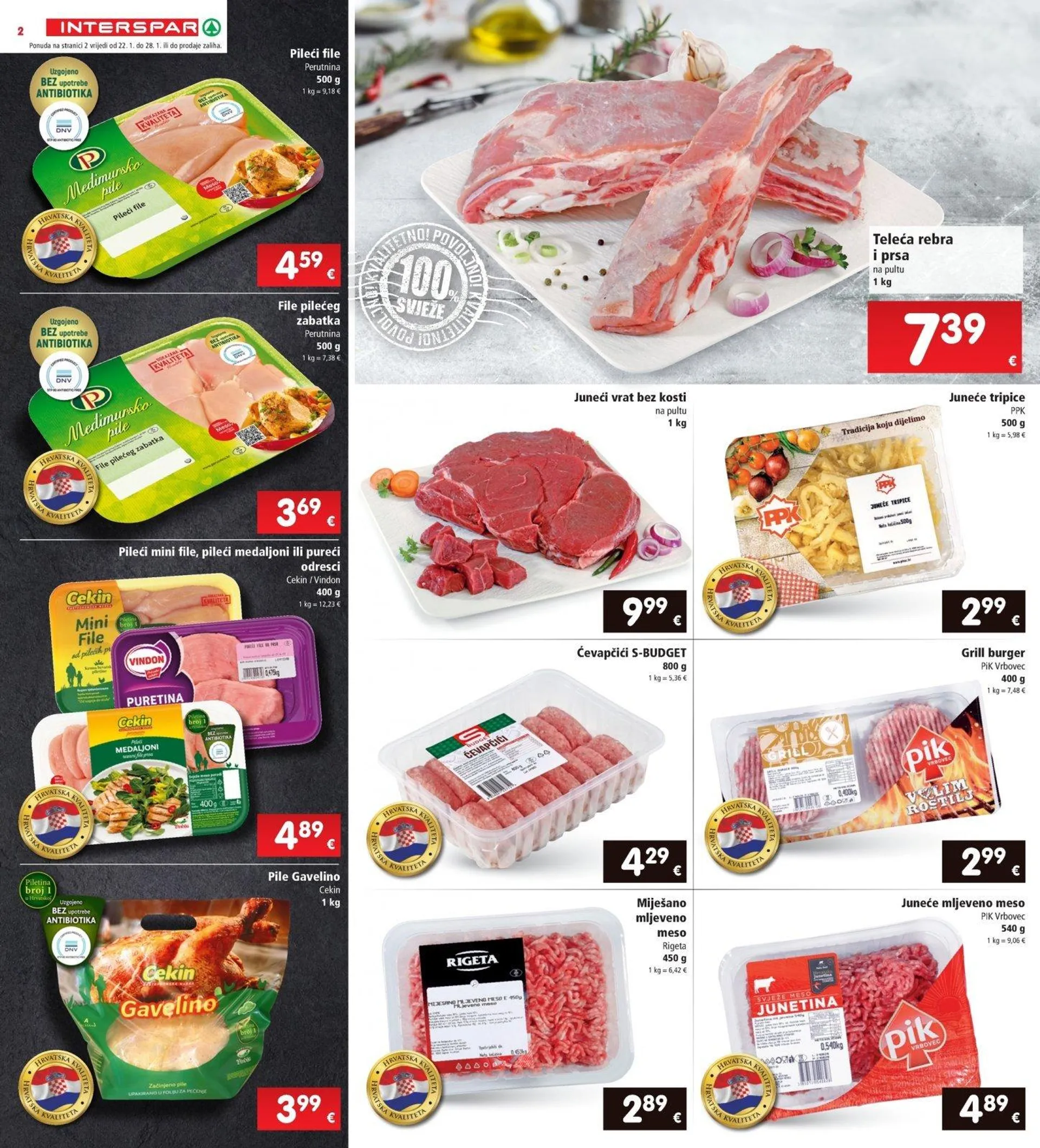 Katalog Interspar katalog do 28.01.2025 od 22. siječnja do 28. siječnja 2025. - Pregled Stranica 2