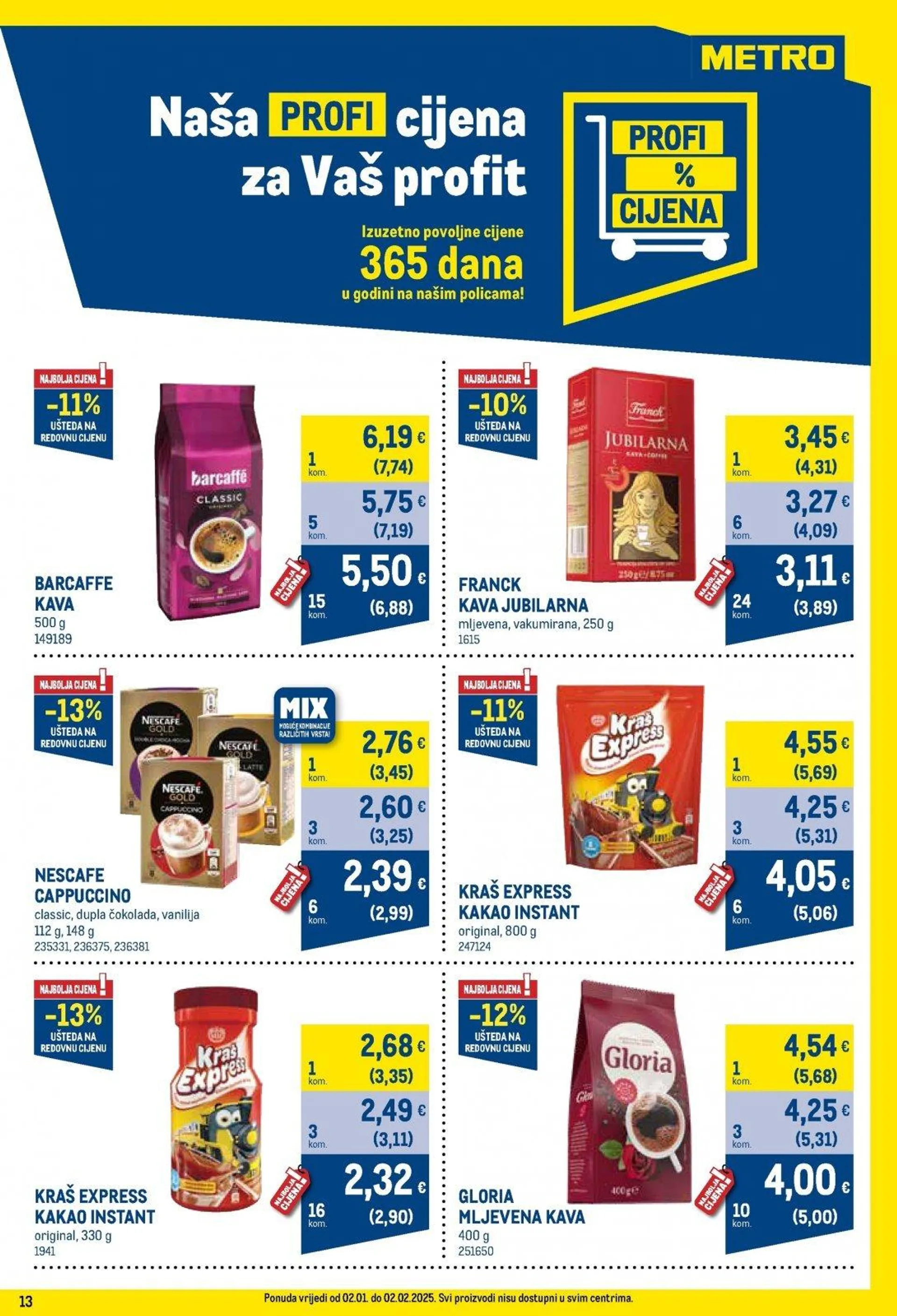 Katalog Metro katalog do 31.01.2025 od 9. siječnja do 31. siječnja 2025. - Pregled Stranica 13