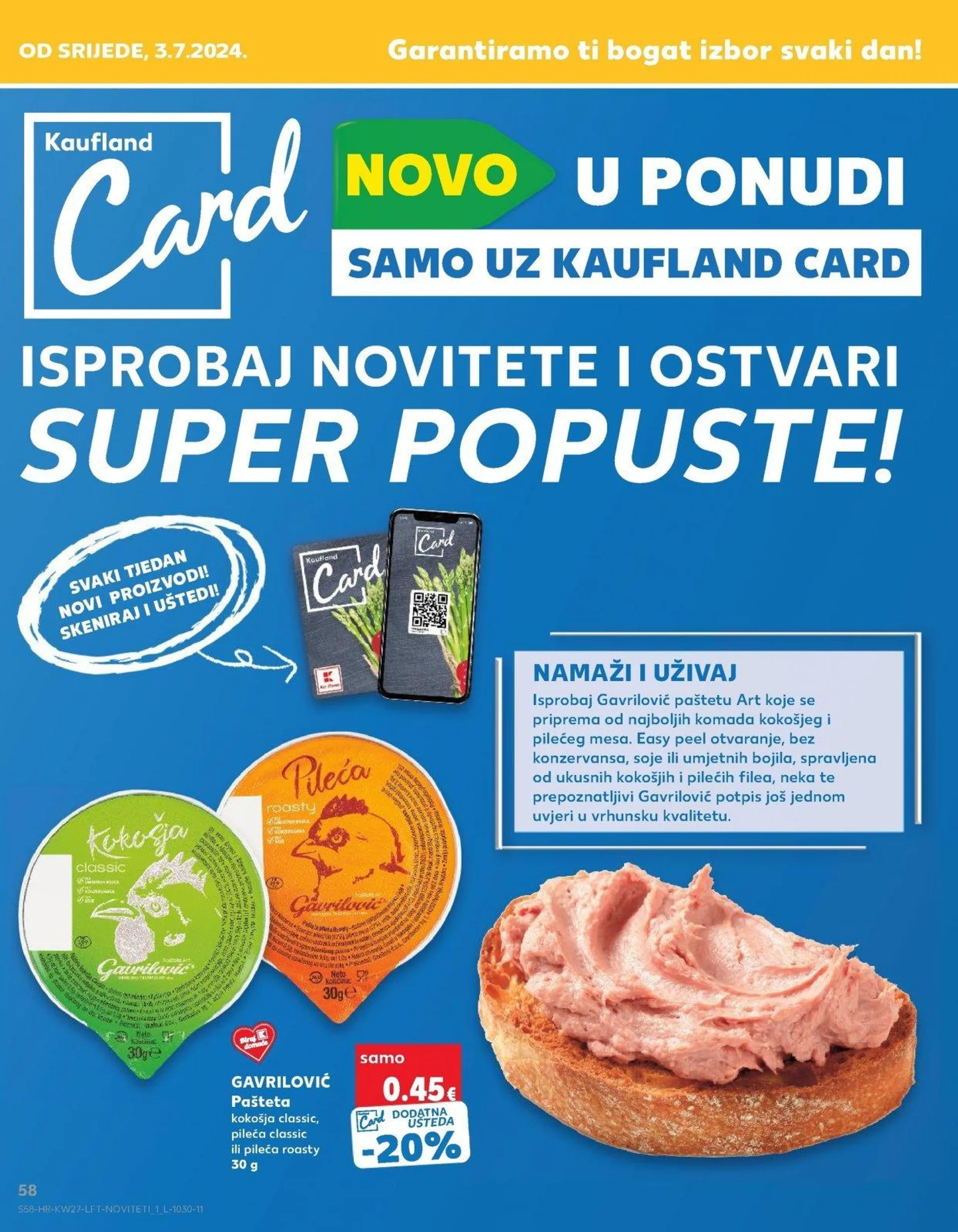 Katalog Kaufland katalog do 09.07.2024 od 3. srpnja do 9. srpnja 2024. - Pregled Stranica 58