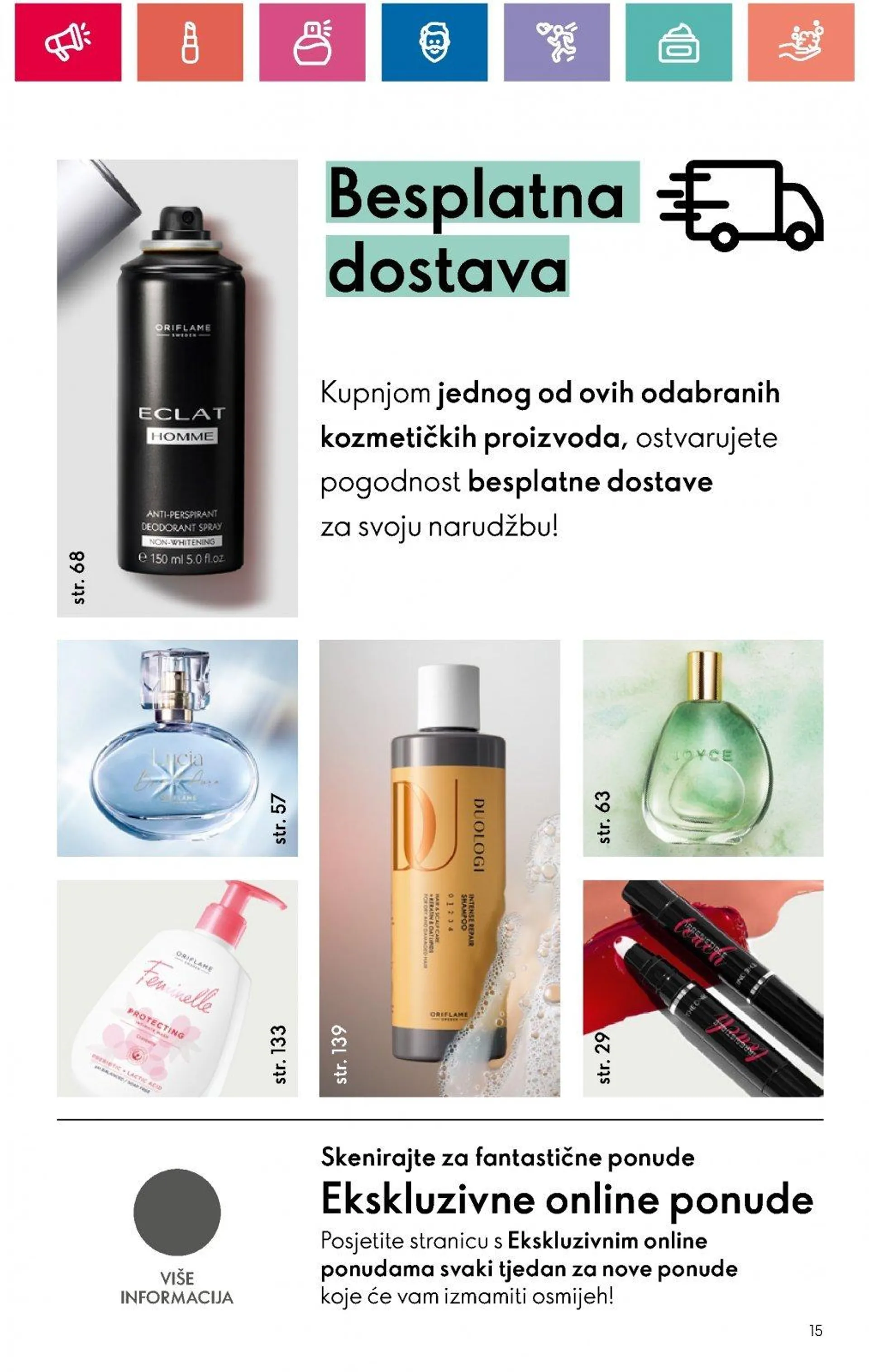 Katalog Oriflame katalog do 11.09.2024 od 29. kolovoza do 11. rujna 2024. - Pregled Stranica 15