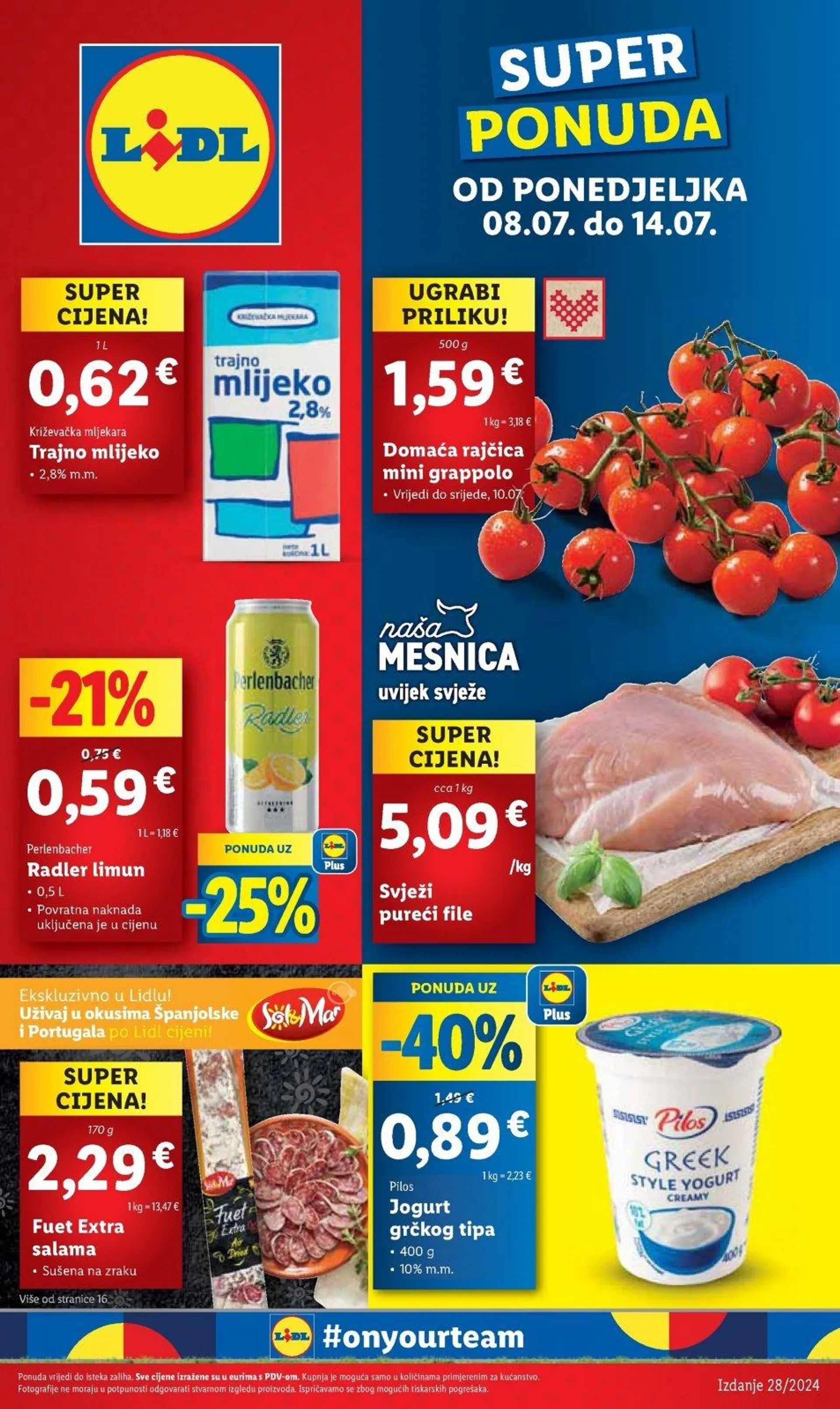 Katalog Lidl katalog do 14.07.2024 od 4. srpnja do 14. srpnja 2024. - Pregled Stranica 1