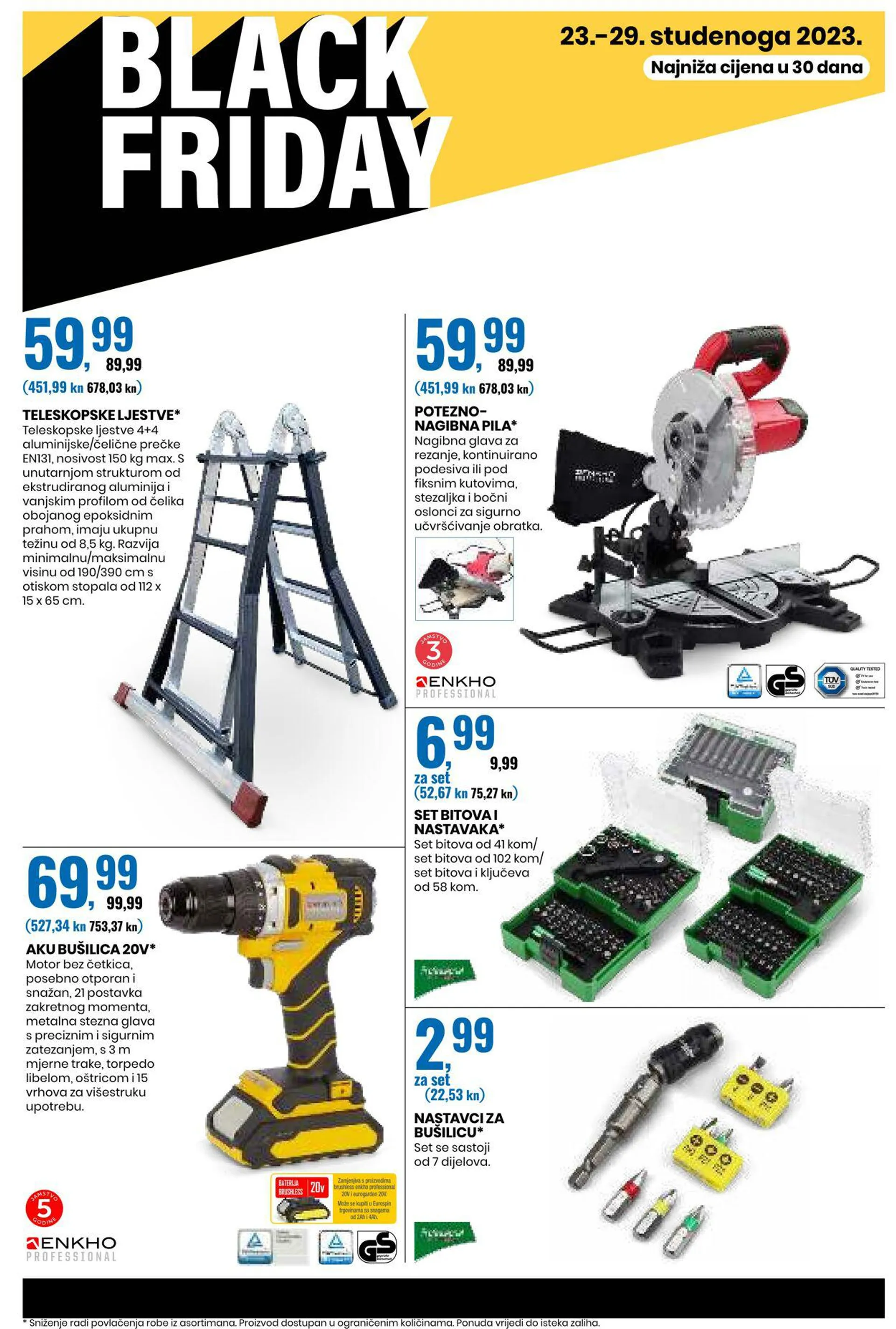 Katalog Eurospin - Black Friday 2023 od 23. studenoga do 29. studenoga 2023. - Pregled Stranica 3