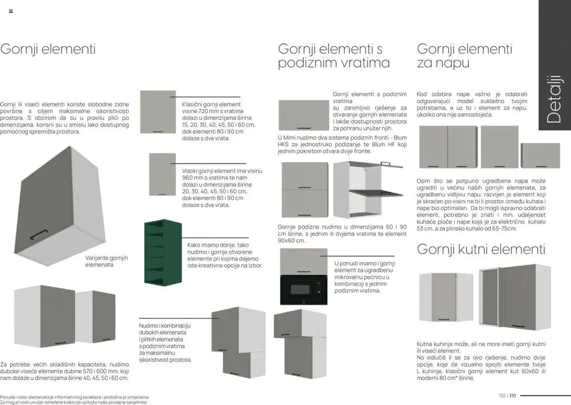 Katalog Katalog kuhinja 2024. Mima namještaj od 1. listopada do 31. prosinca 2024. - Pregled Stranica 111