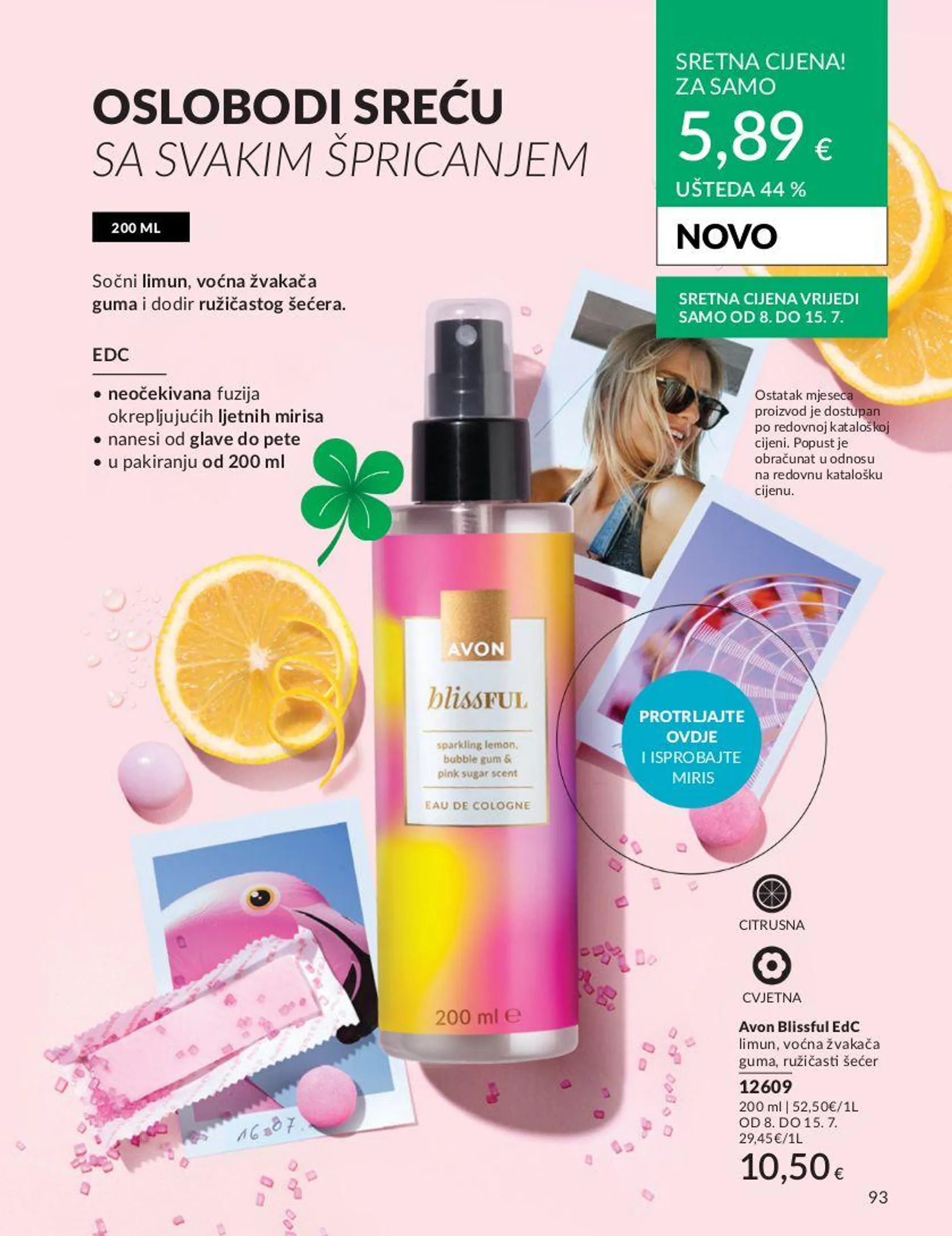 Katalog Avon od 1. srpnja do 31. srpnja 2024. - Pregled Stranica 93