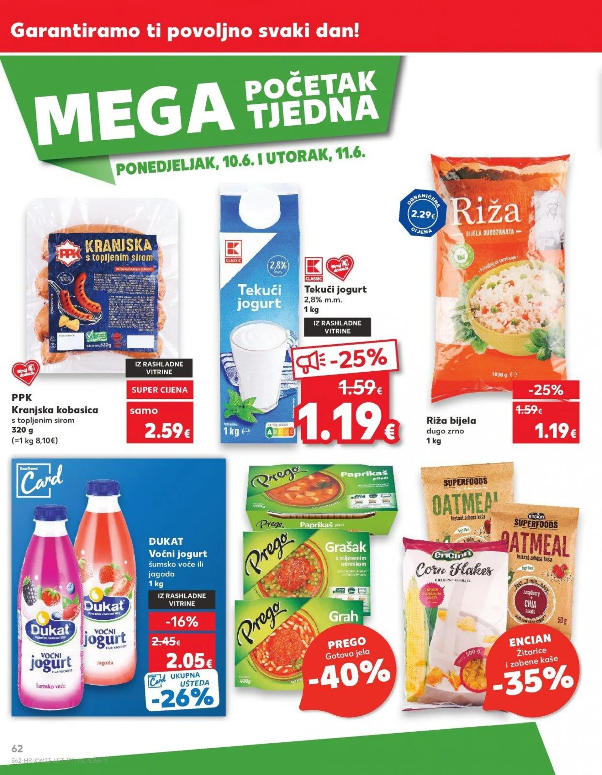 Katalog Kaufland katalog do 11.06.2024 od 5. lipnja do 11. lipnja 2024. - Pregled Stranica 62