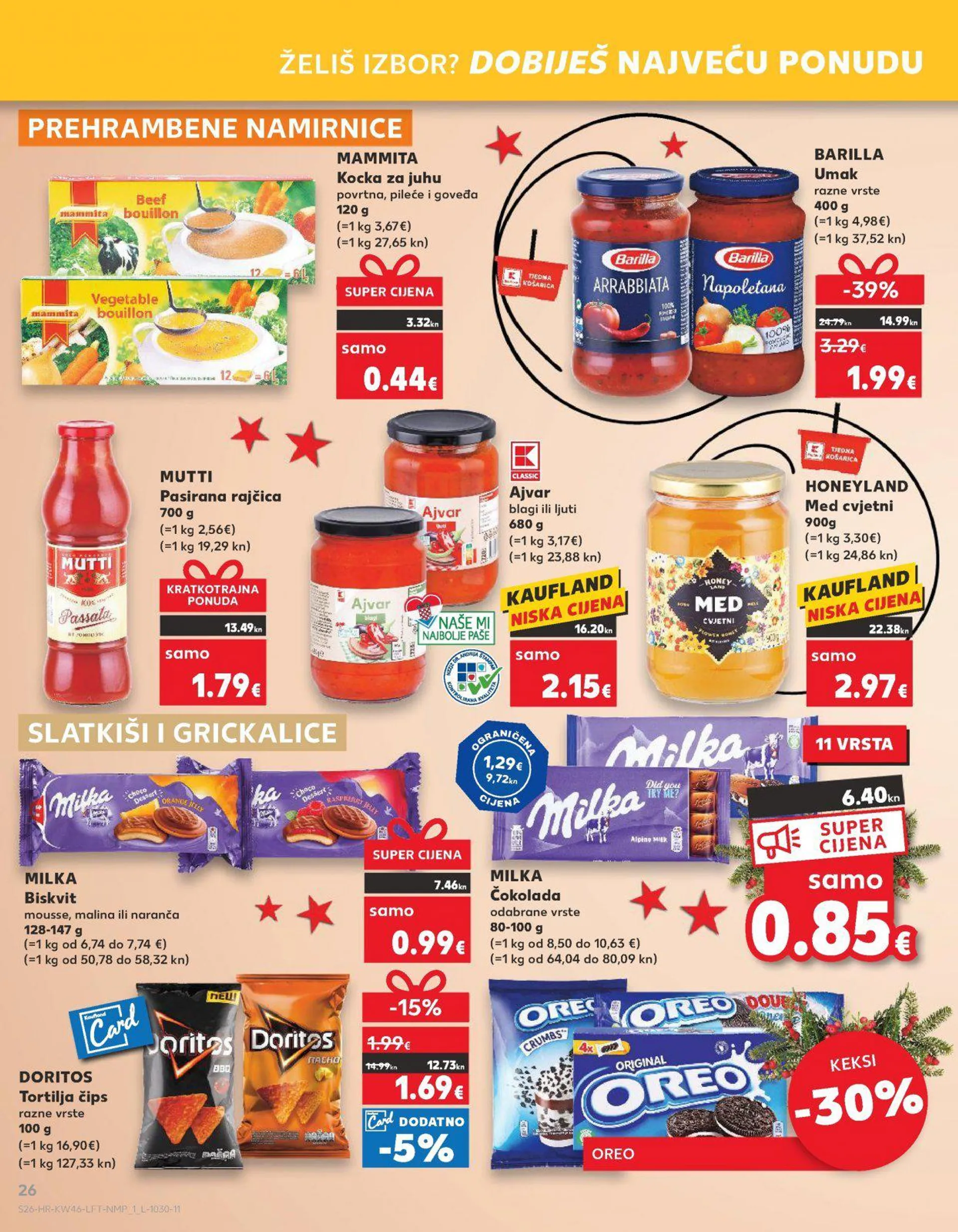 Katalog Kaufland katalog do 21.11.2023 od 15. studenoga do 21. studenoga 2023. - Pregled Stranica 26