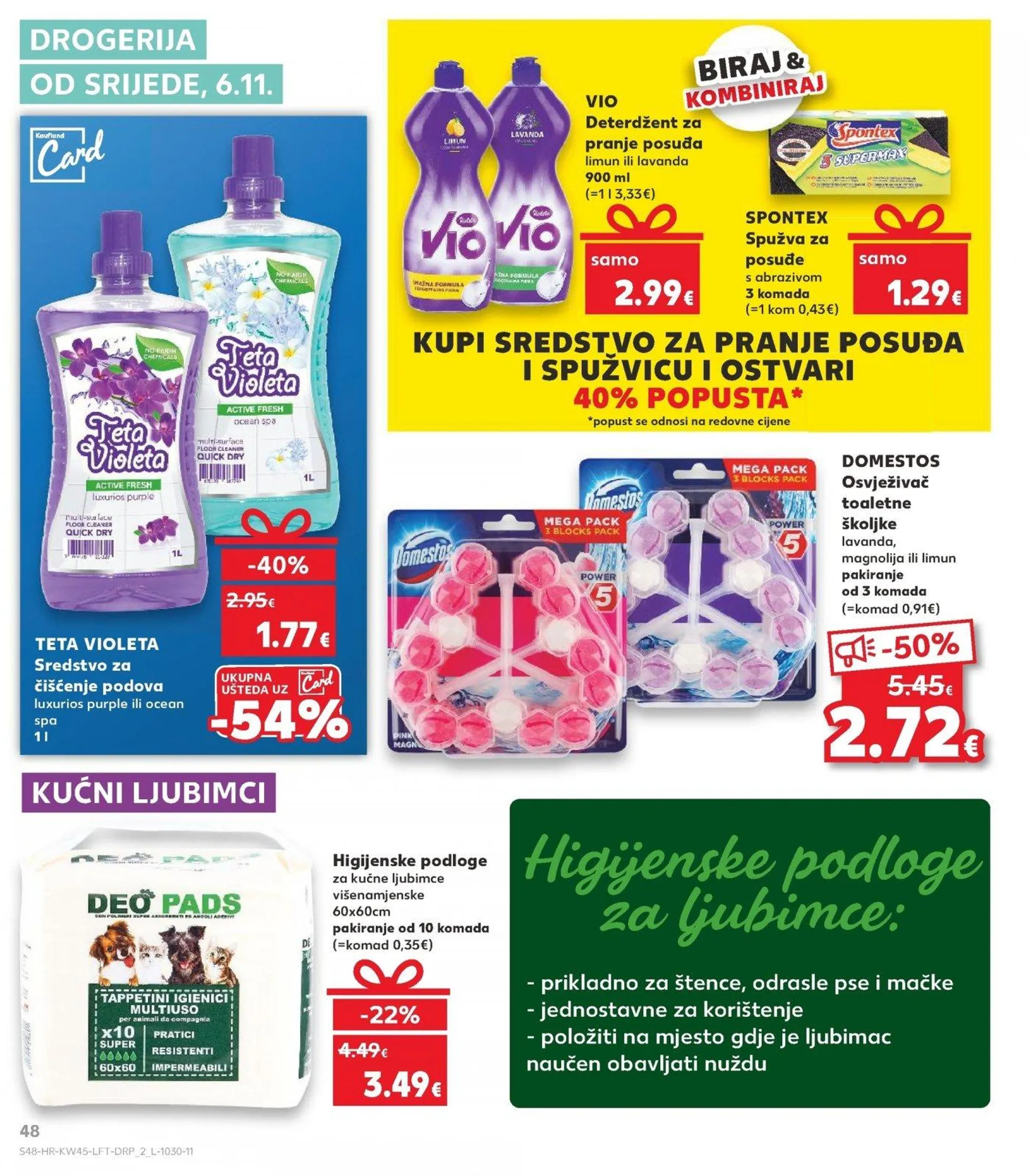 Katalog Kaufland katalog do 12.11.2024 od 6. studenoga do 12. studenoga 2024. - Pregled Stranica 48