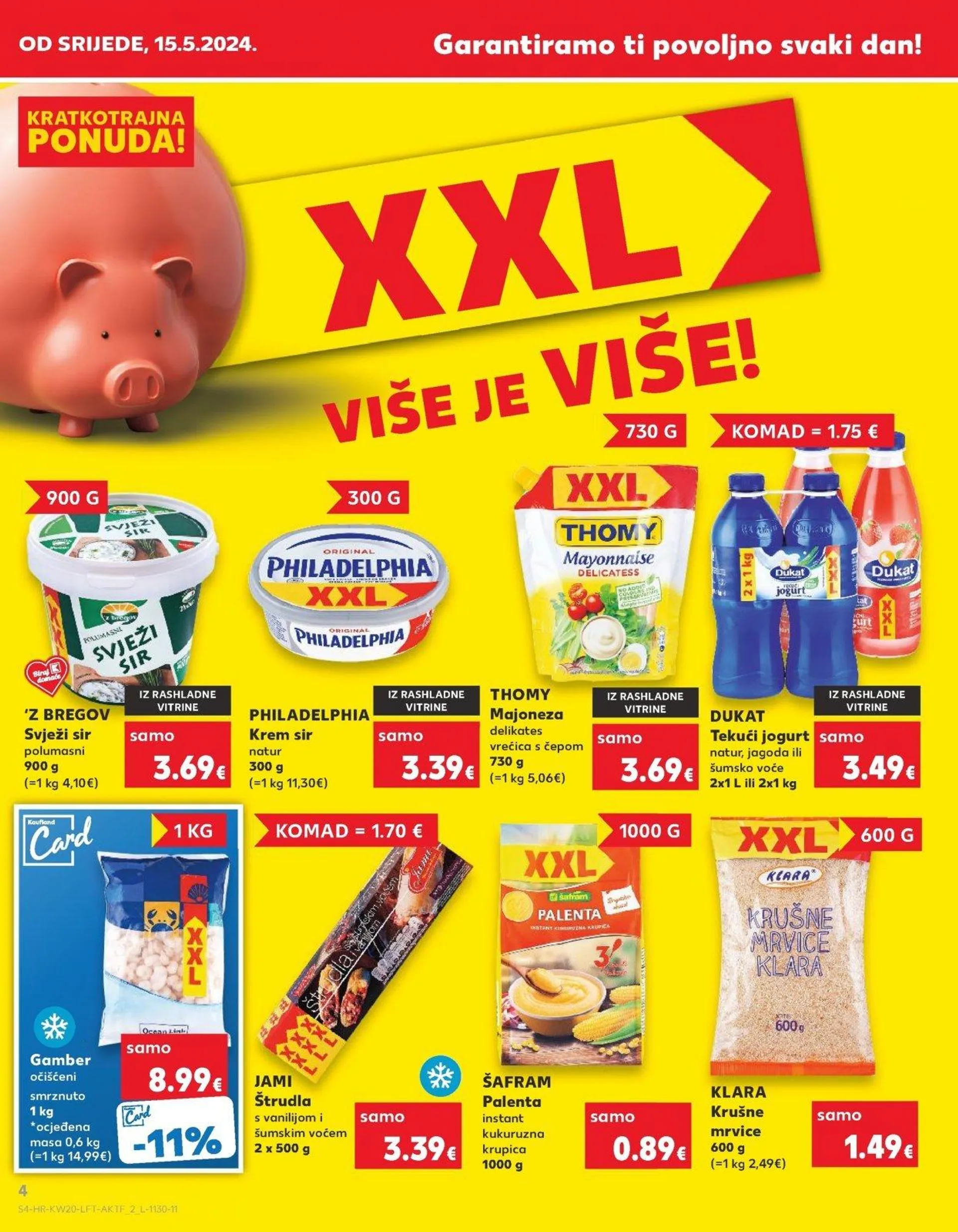 Katalog Kaufland katalog do 21.05.2024 od 16. svibnja do 21. svibnja 2024. - Pregled Stranica 4