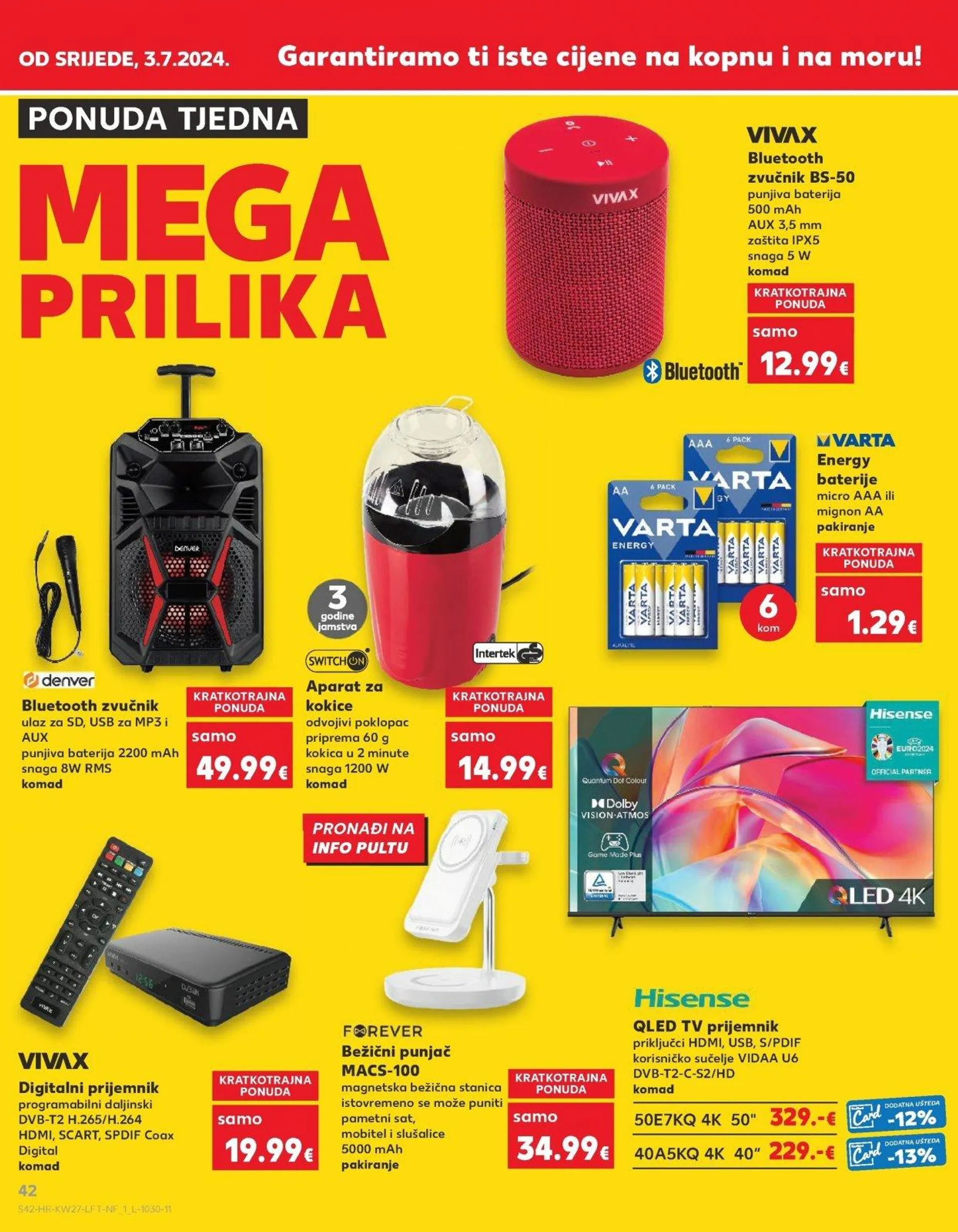 Katalog Kaufland katalog do 09.07.2024 od 3. srpnja do 9. srpnja 2024. - Pregled Stranica 42