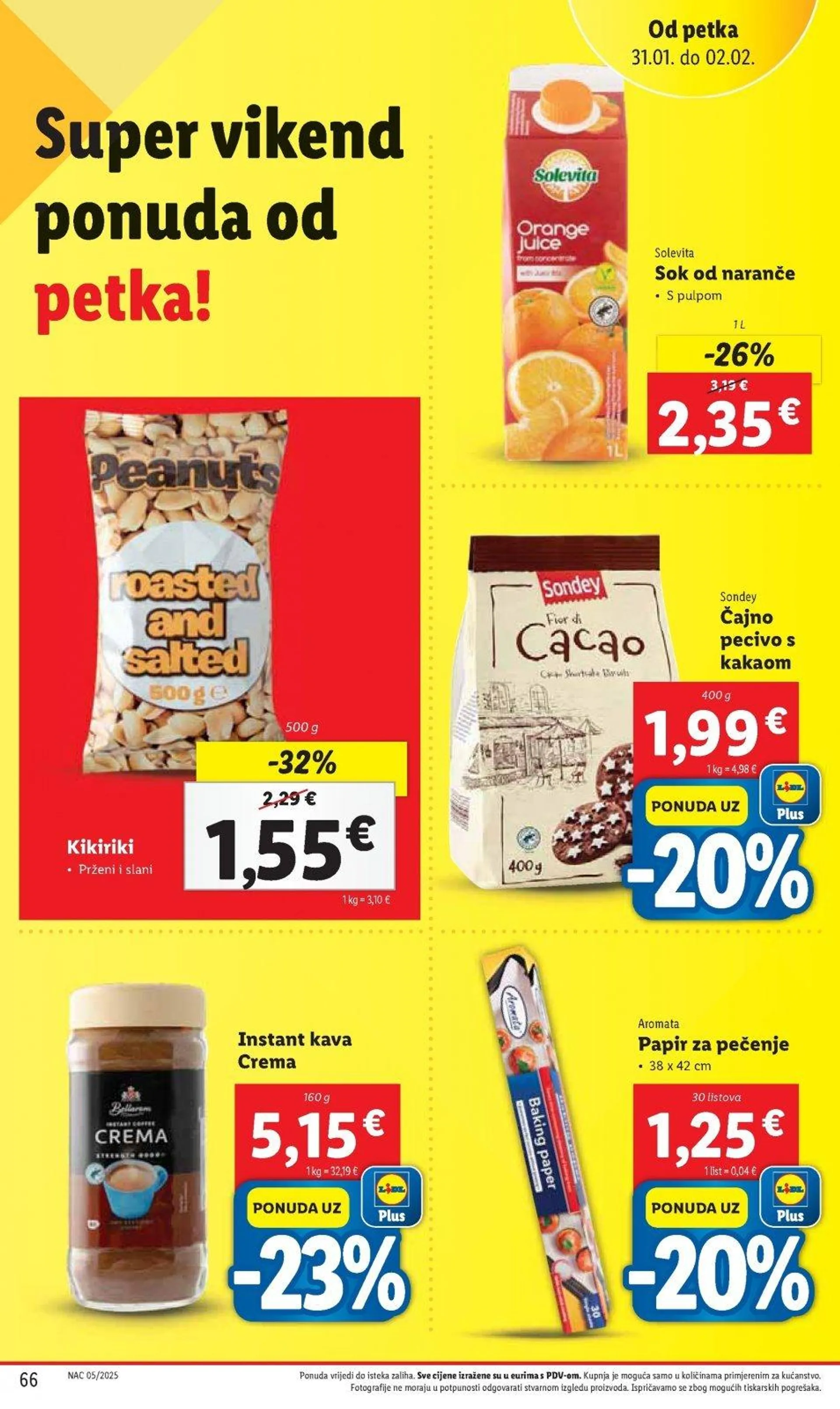 Katalog Lidl katalog do 02.02.2025 od 23. siječnja do 2. veljače 2025. - Pregled Stranica 66