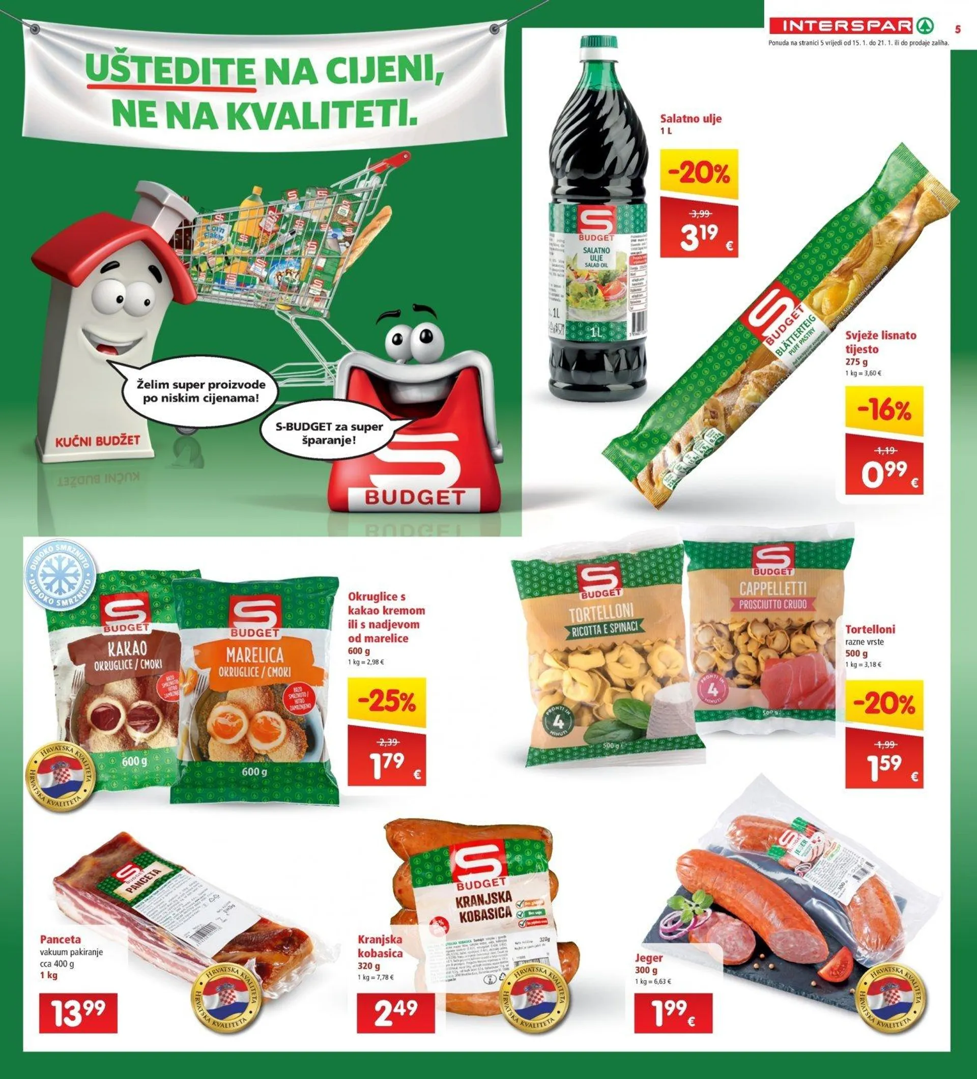 Katalog Interspar katalog do 21.01.2025 od 15. siječnja do 21. siječnja 2025. - Pregled Stranica 5