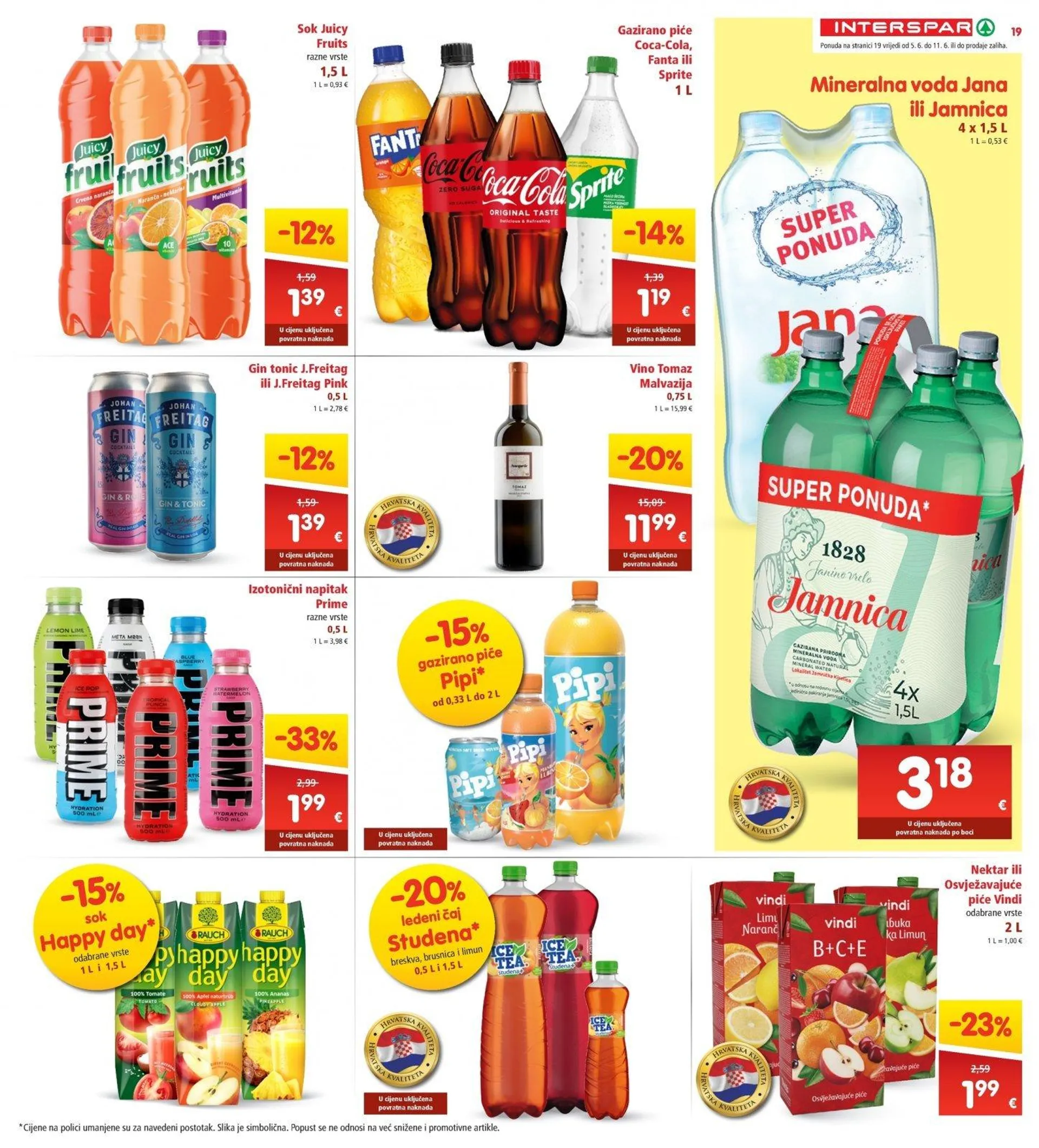 Katalog Interspar katalog do 11.06.2024 od 5. lipnja do 11. lipnja 2024. - Pregled Stranica 19