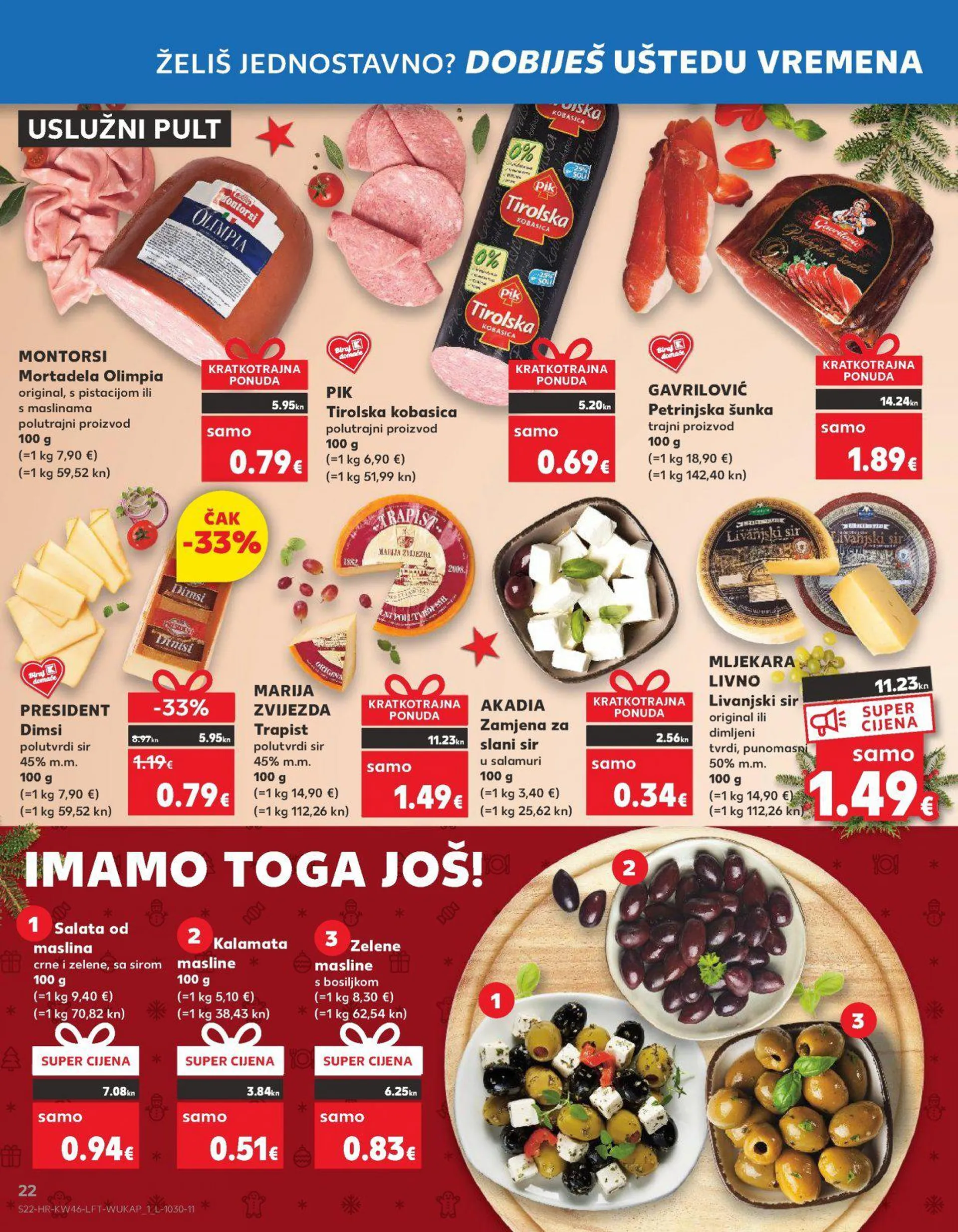 Katalog Kaufland katalog do 21.11.2023 od 15. studenoga do 21. studenoga 2023. - Pregled Stranica 22