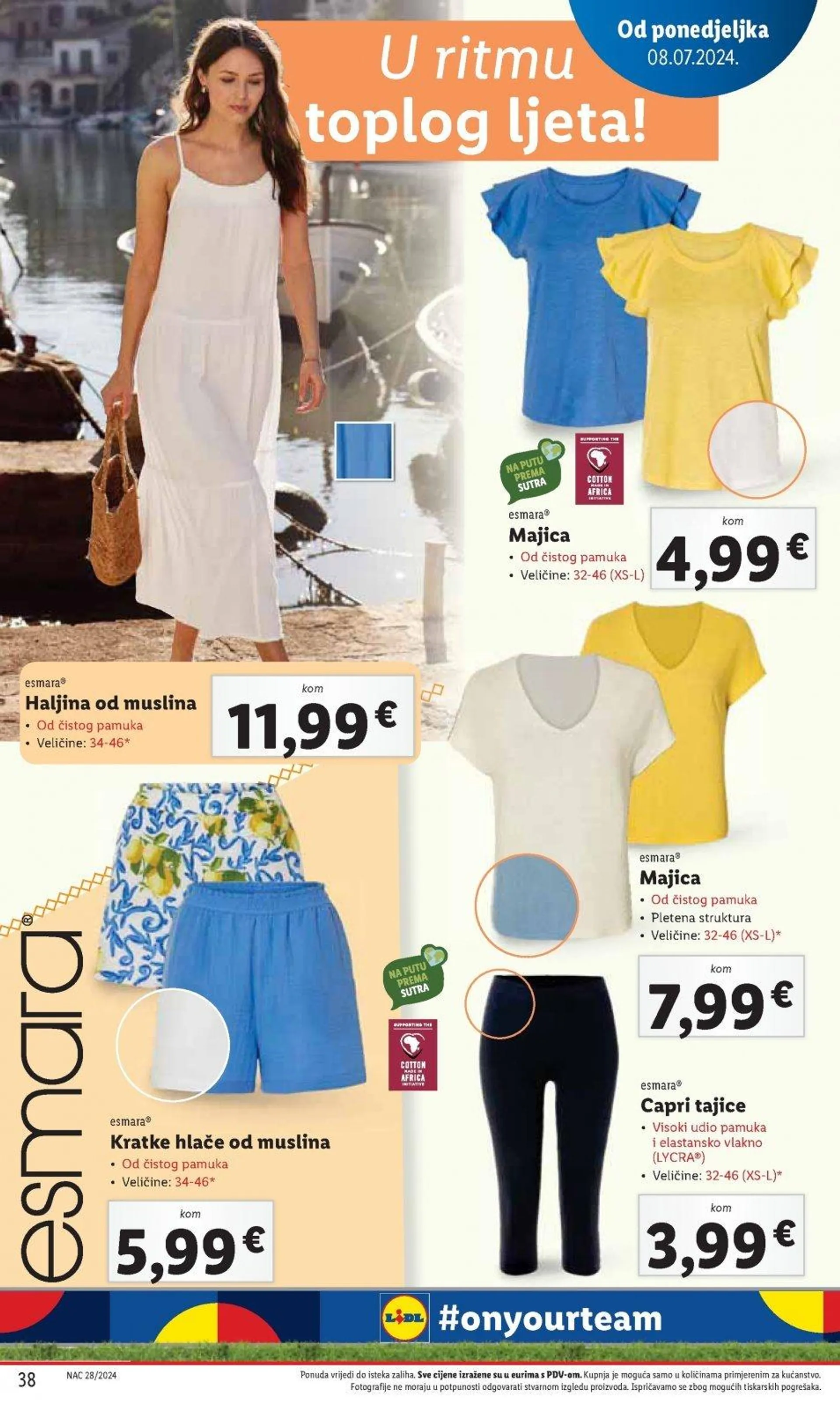 Katalog Lidl katalog do 14.07.2024 od 4. srpnja do 14. srpnja 2024. - Pregled Stranica 38