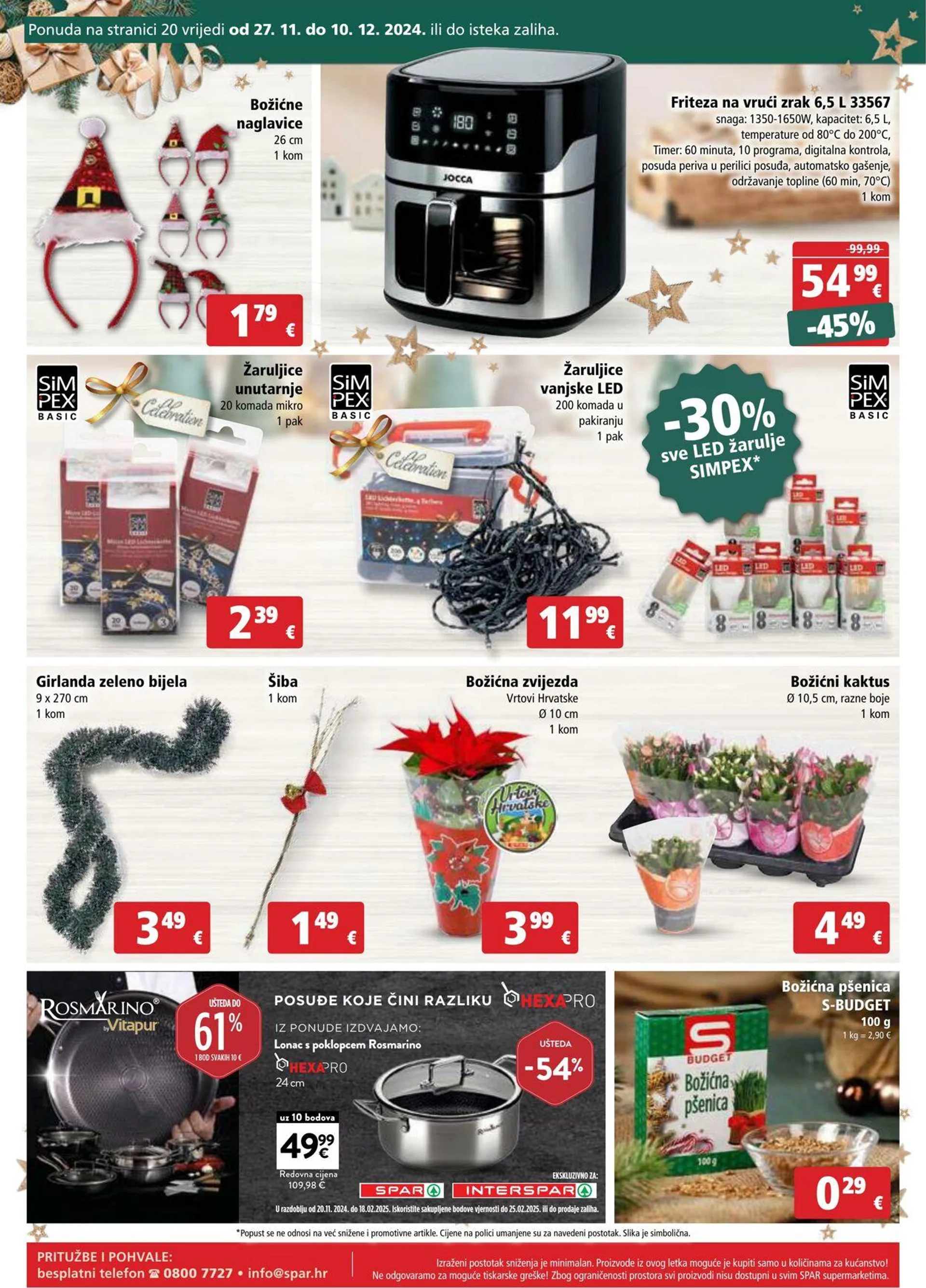 Katalog Spar od 27. studenoga do 3. prosinca 2024. - Pregled Stranica 20