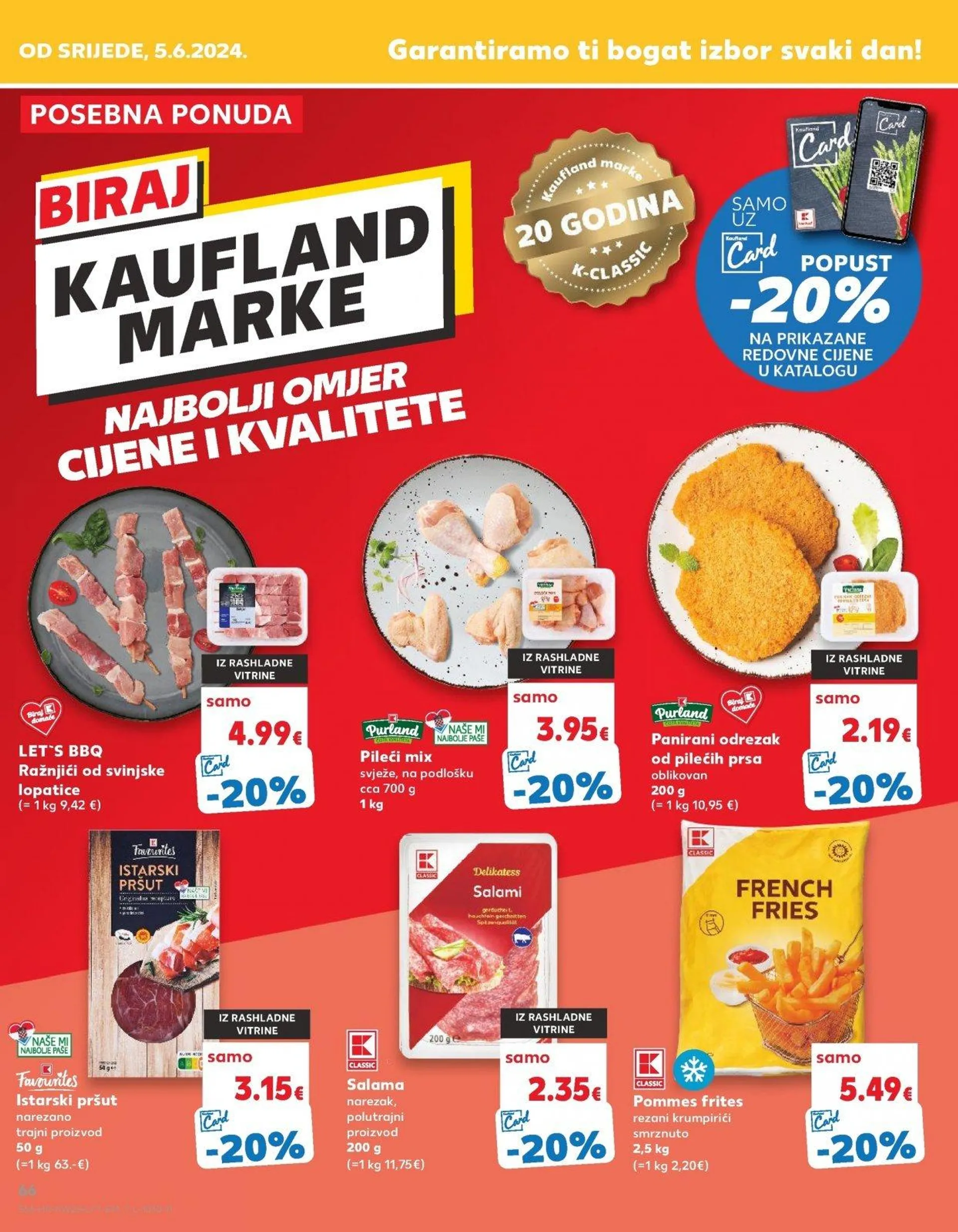 Katalog Kaufland katalog do 11.06.2024 od 5. lipnja do 11. lipnja 2024. - Pregled Stranica 66