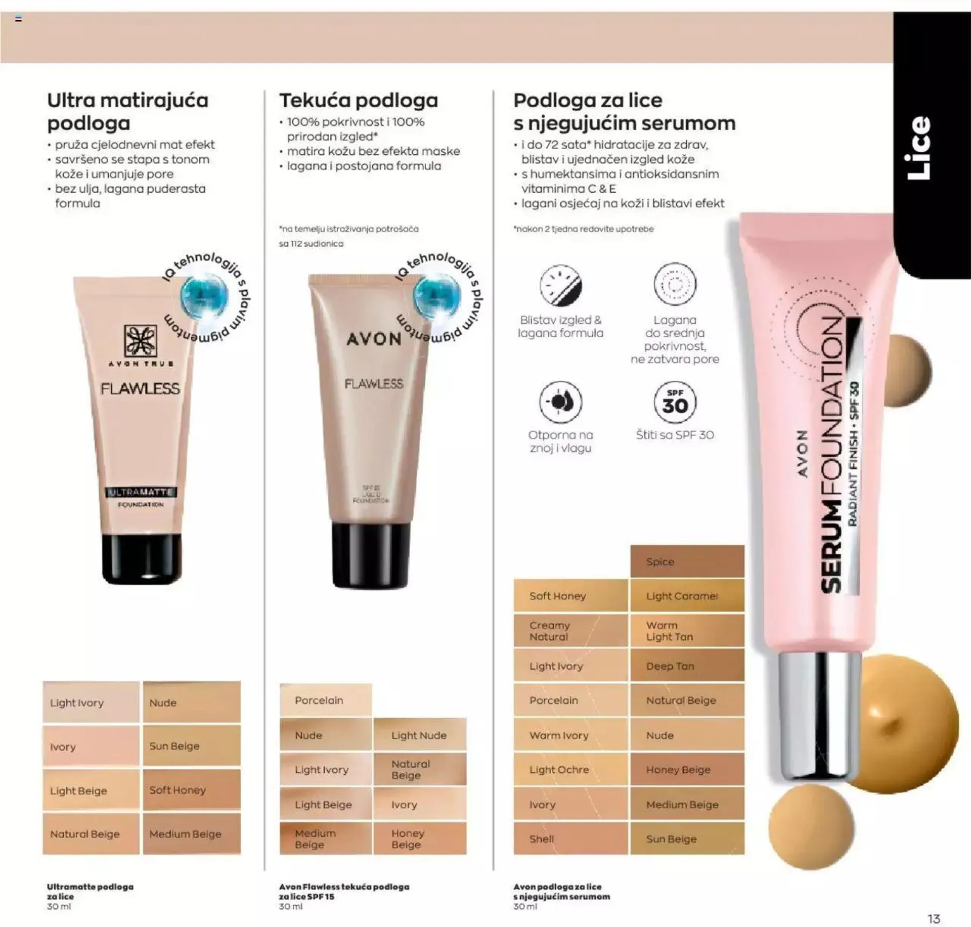 Katalog Avon katalog - Make-up vodič od 12. siječnja do 31. prosinca 2024. - Pregled Stranica 13