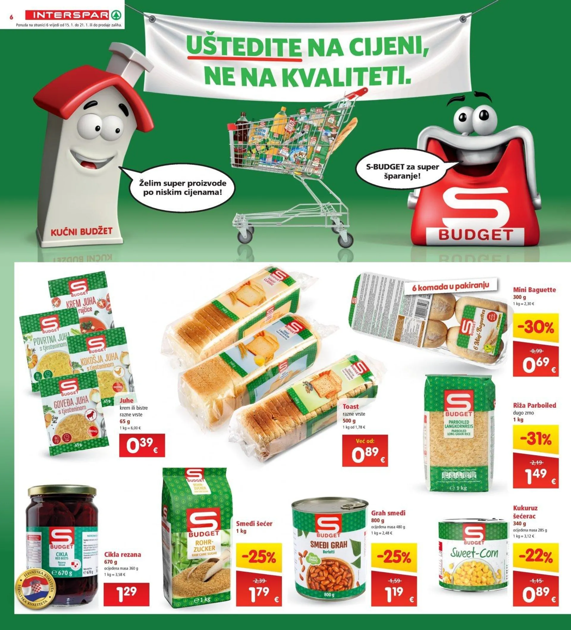 Katalog Interspar katalog do 21.01.2025 od 15. siječnja do 21. siječnja 2025. - Pregled Stranica 6