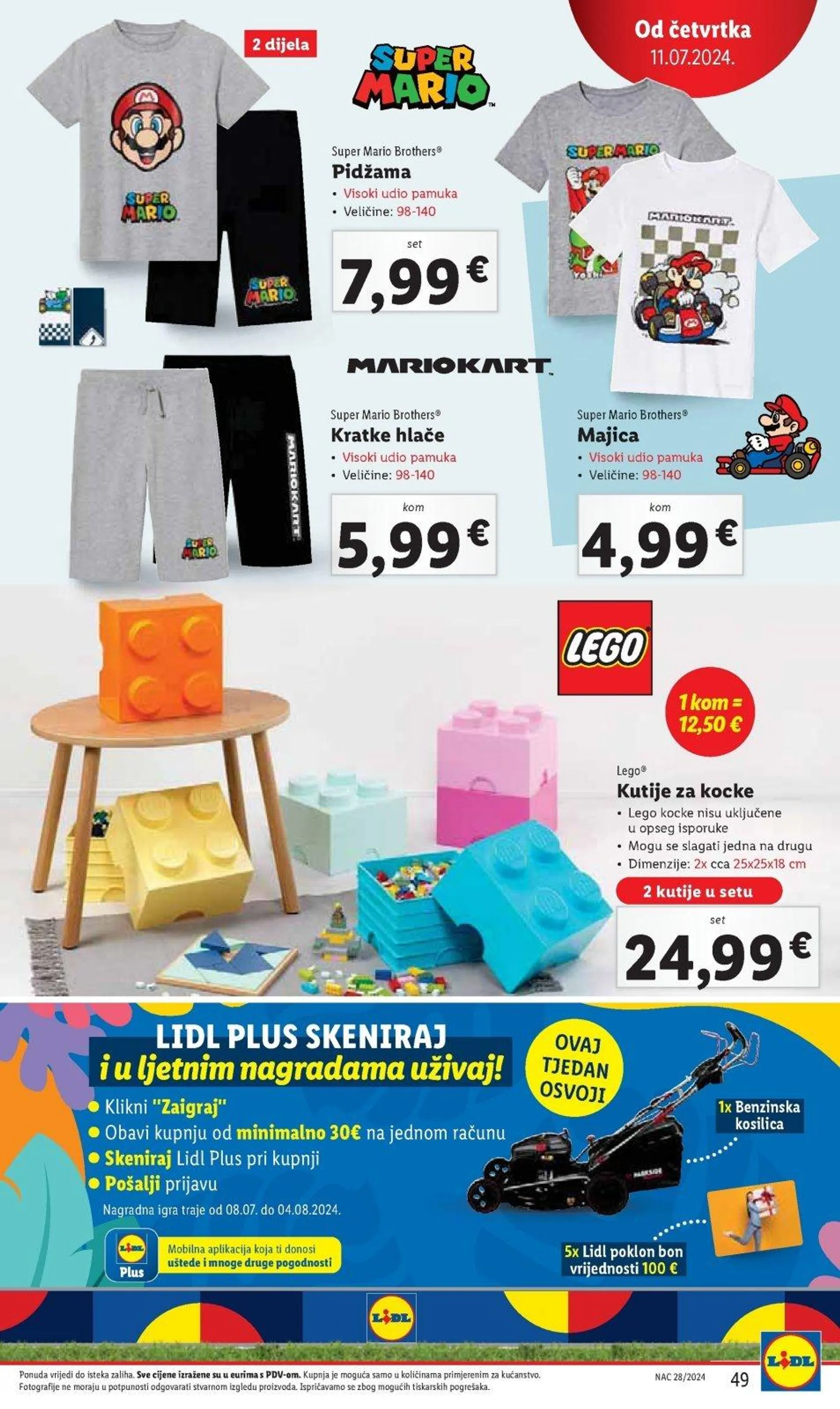 Katalog Lidl katalog do 14.07.2024 od 4. srpnja do 14. srpnja 2024. - Pregled Stranica 49