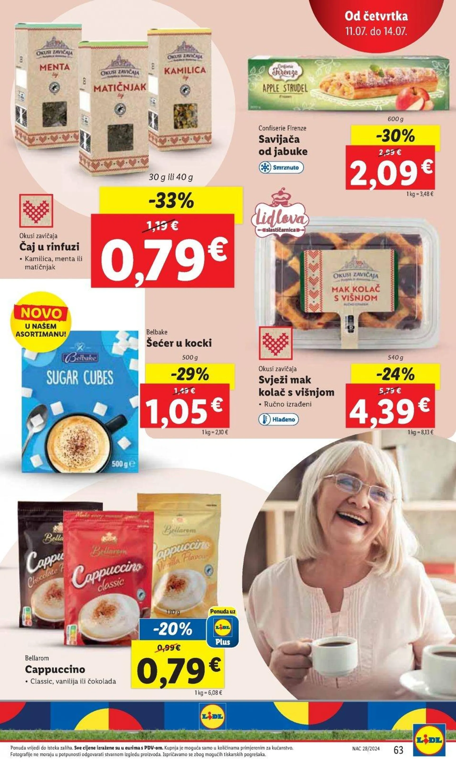 Katalog Lidl katalog do 14.07.2024 od 4. srpnja do 14. srpnja 2024. - Pregled Stranica 63