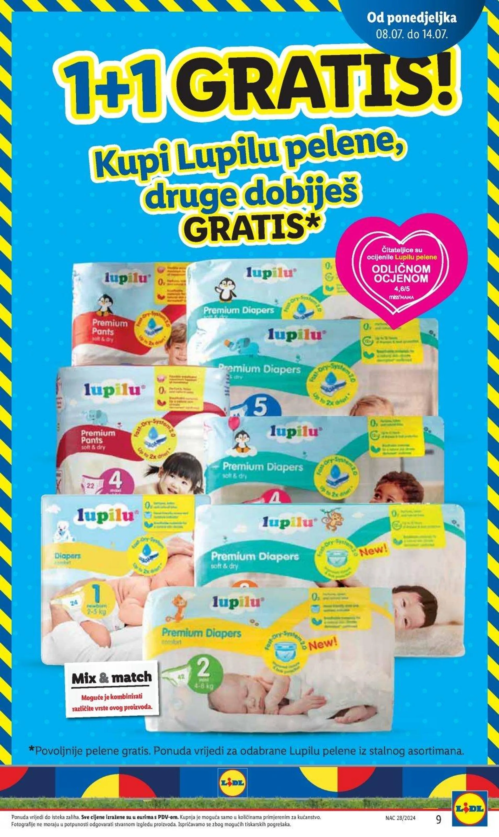 Katalog Lidl katalog do 14.07.2024 od 4. srpnja do 14. srpnja 2024. - Pregled Stranica 9