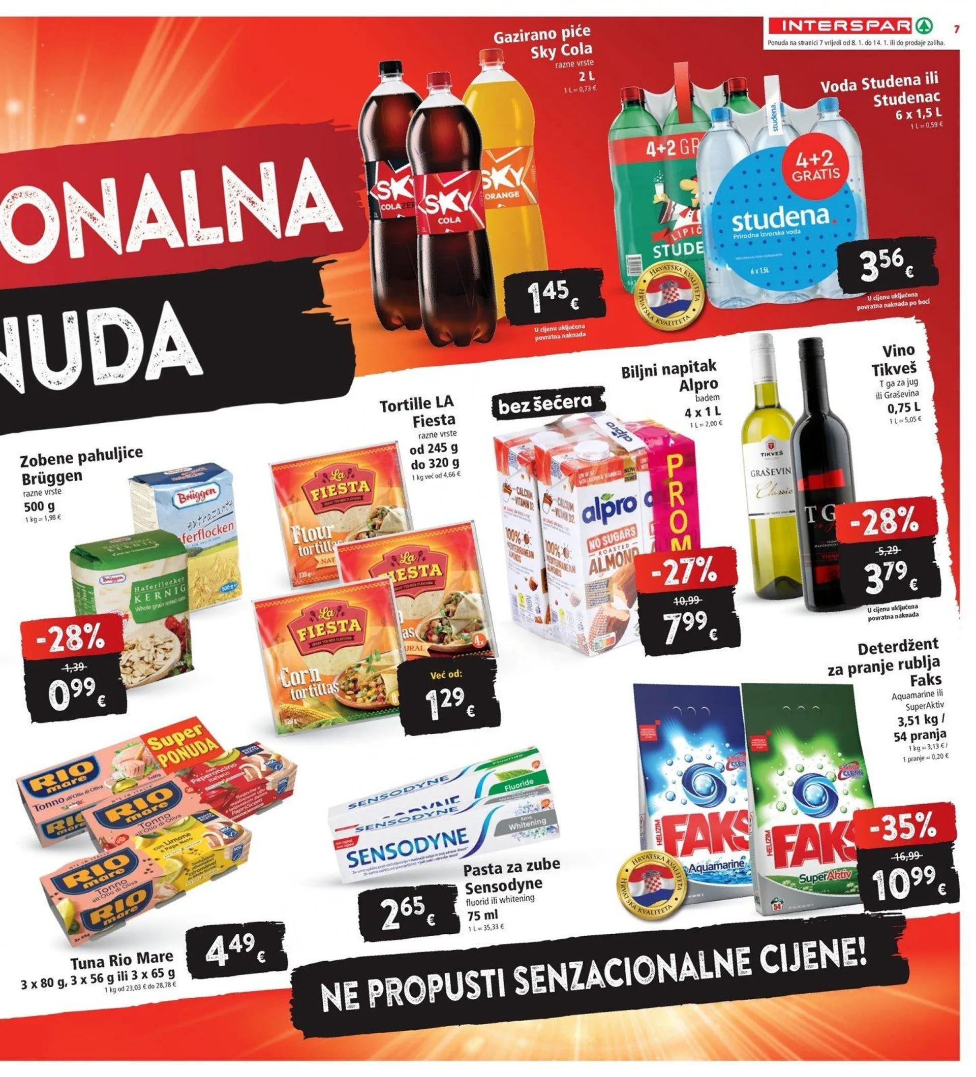 Katalog Interspar katalog do 14.01.2025 od 8. siječnja do 14. siječnja 2025. - Pregled Stranica 7