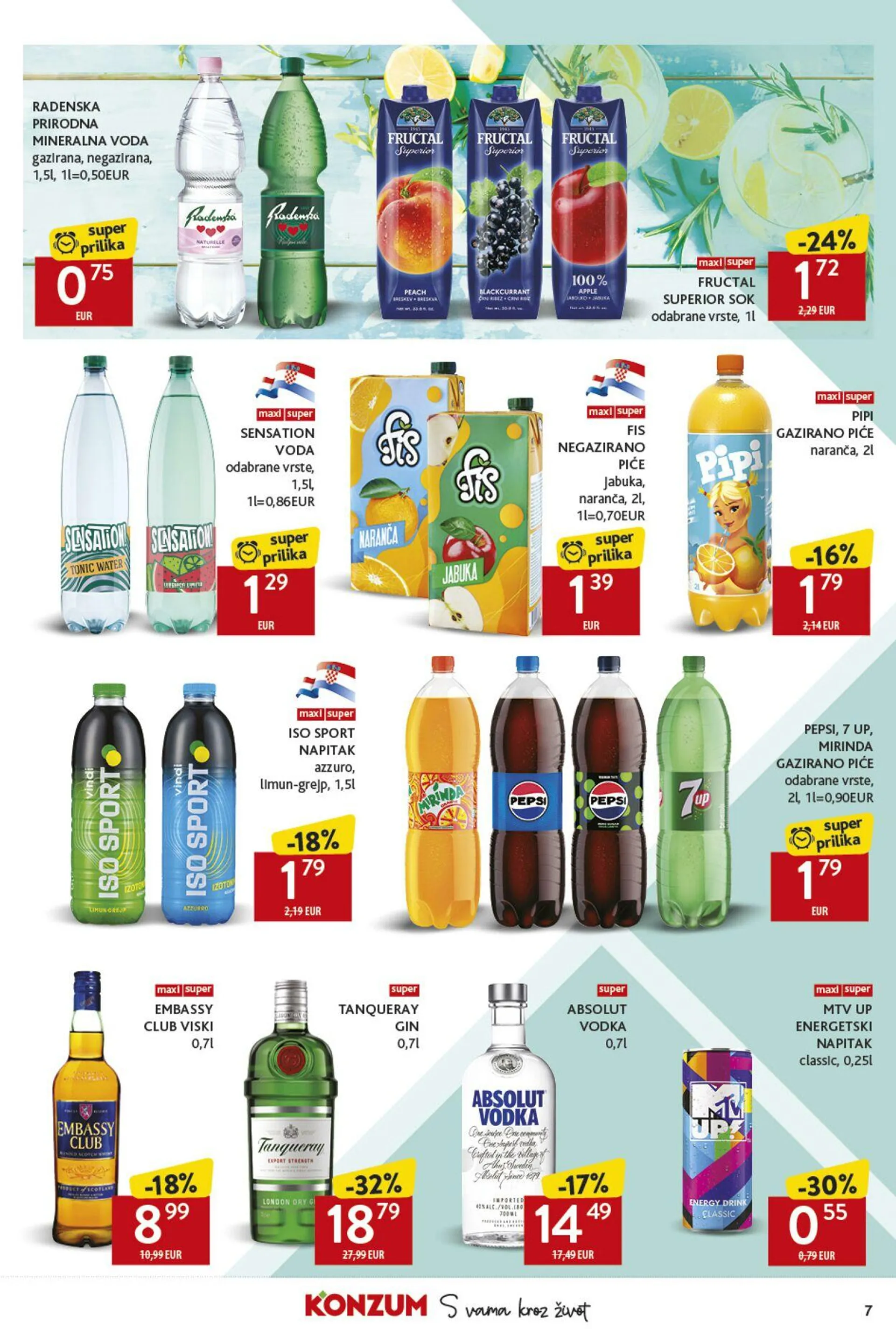 Katalog Konzum od 25. srpnja do 31. srpnja 2024. - Pregled Stranica 7