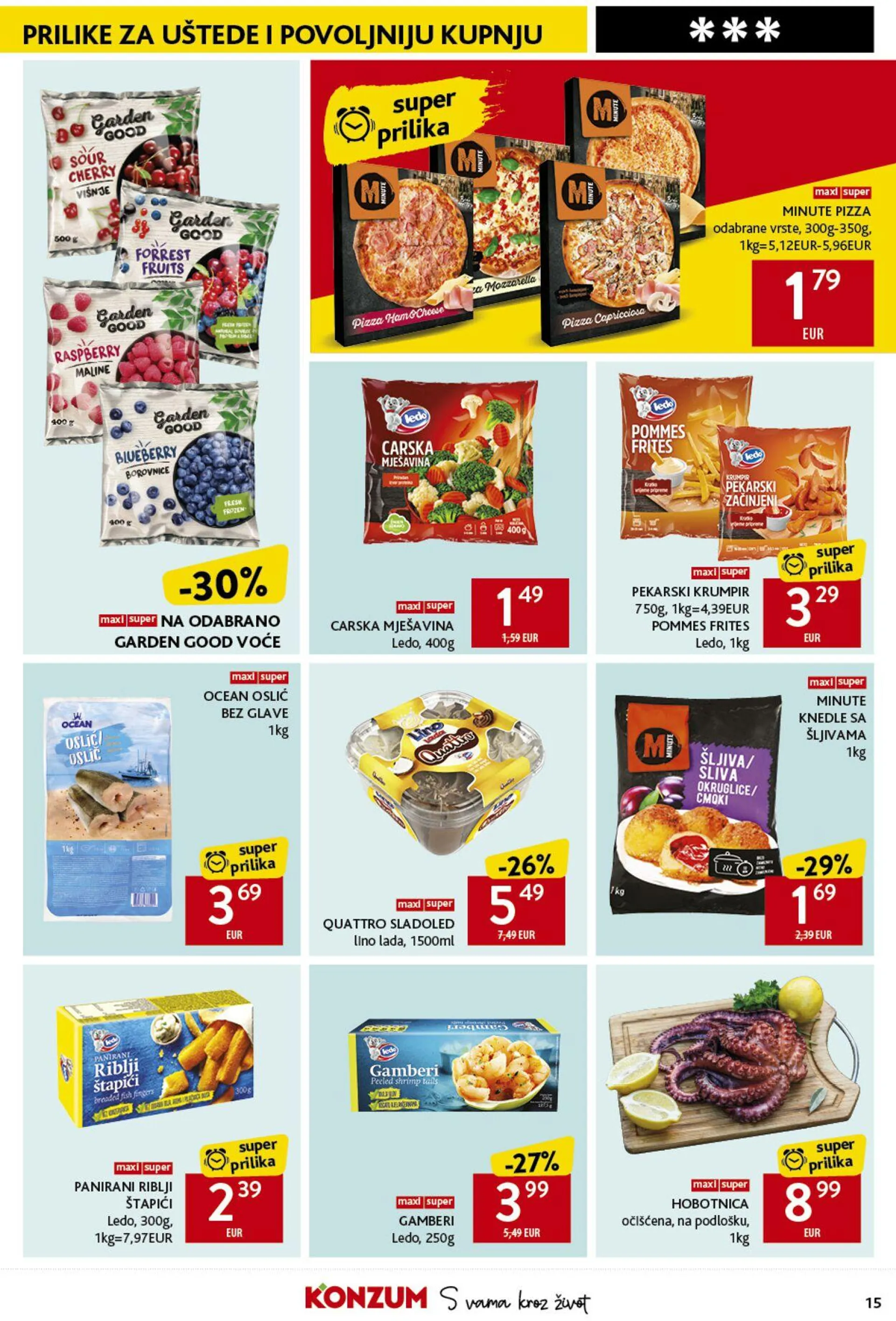 Katalog Konzum od 25. srpnja do 31. srpnja 2024. - Pregled Stranica 15