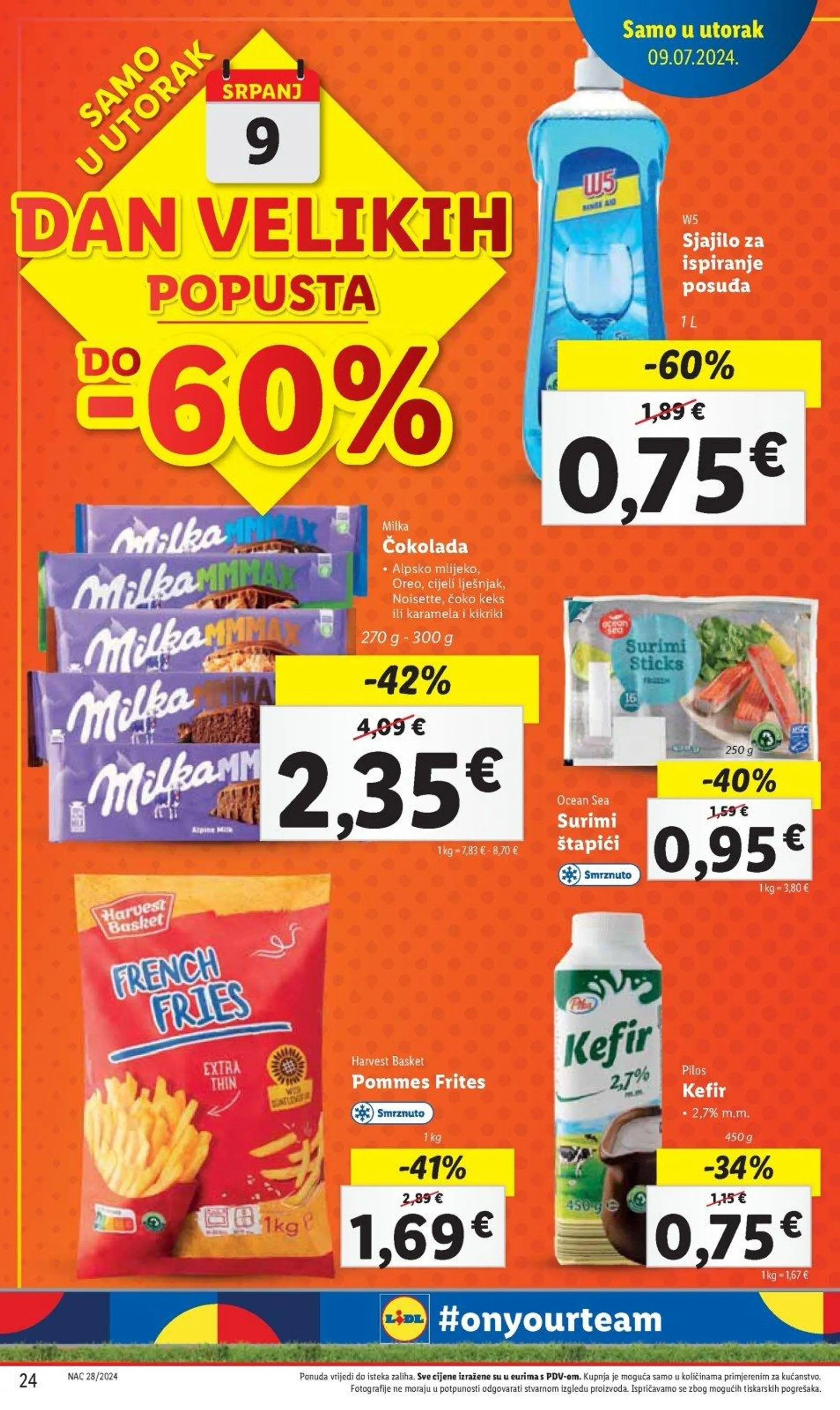 Katalog Lidl katalog do 14.07.2024 od 4. srpnja do 14. srpnja 2024. - Pregled Stranica 24